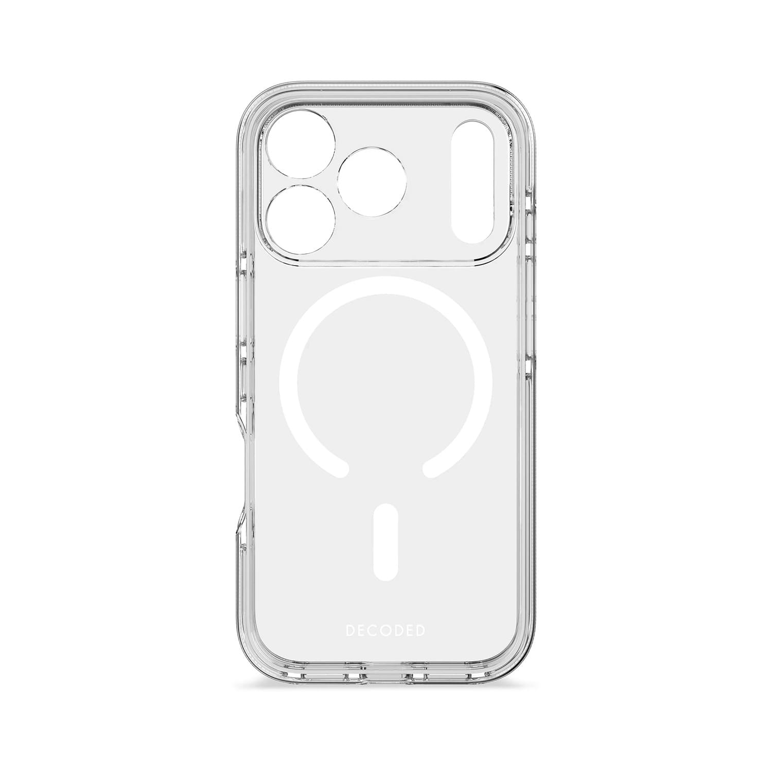 Decoded DropTec Backcover Etui do iPhone 17 Pro Max kompatybilna z MagSafe - Przezroczyste