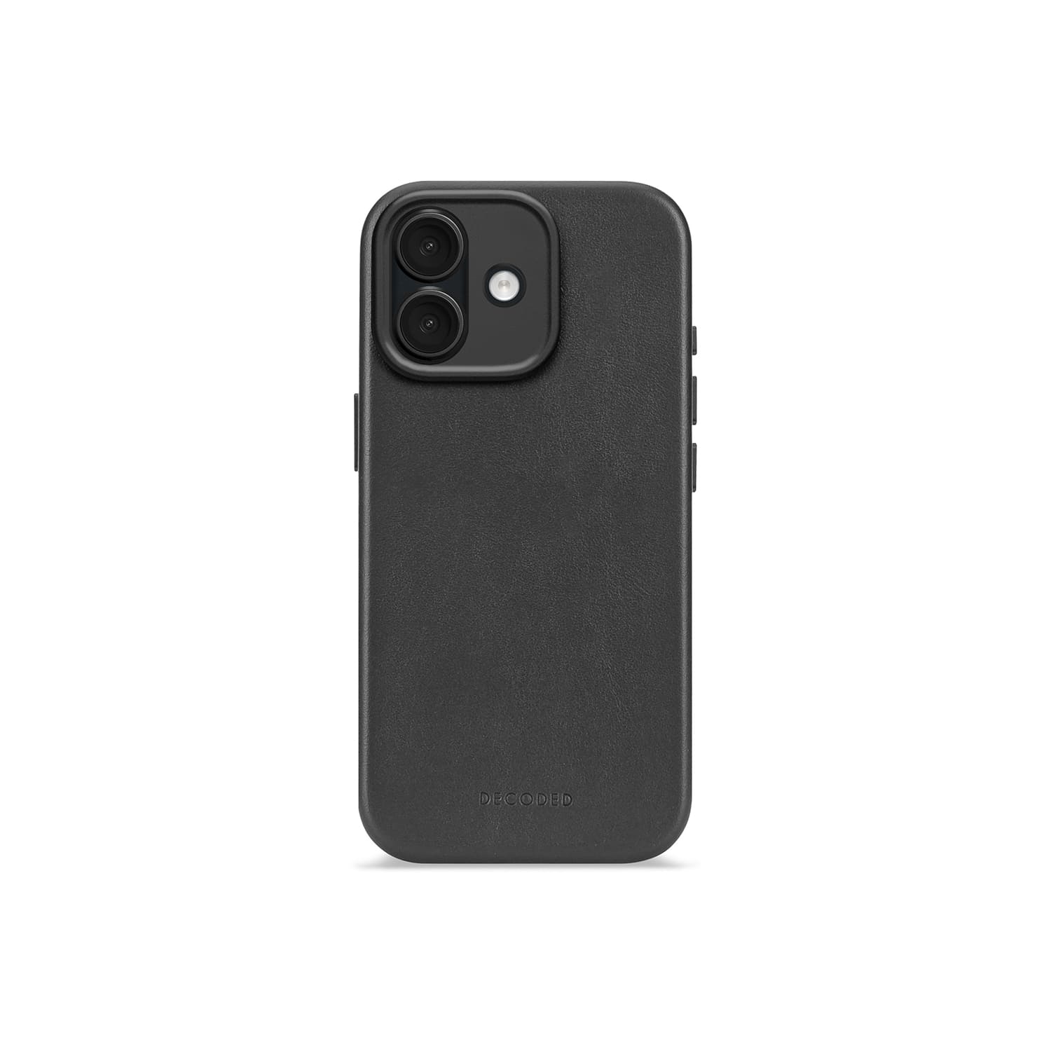 Decoded Leather Backcover Etui skórzane do iPhone 17 kompatybilna z MagSafe - Czarne