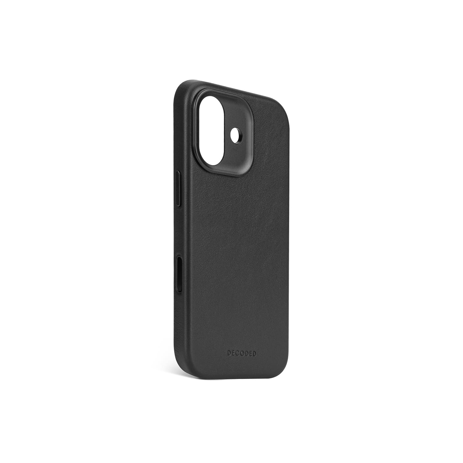 Decoded Leather Backcover Etui skórzane do iPhone 17 kompatybilna z MagSafe - Czarne