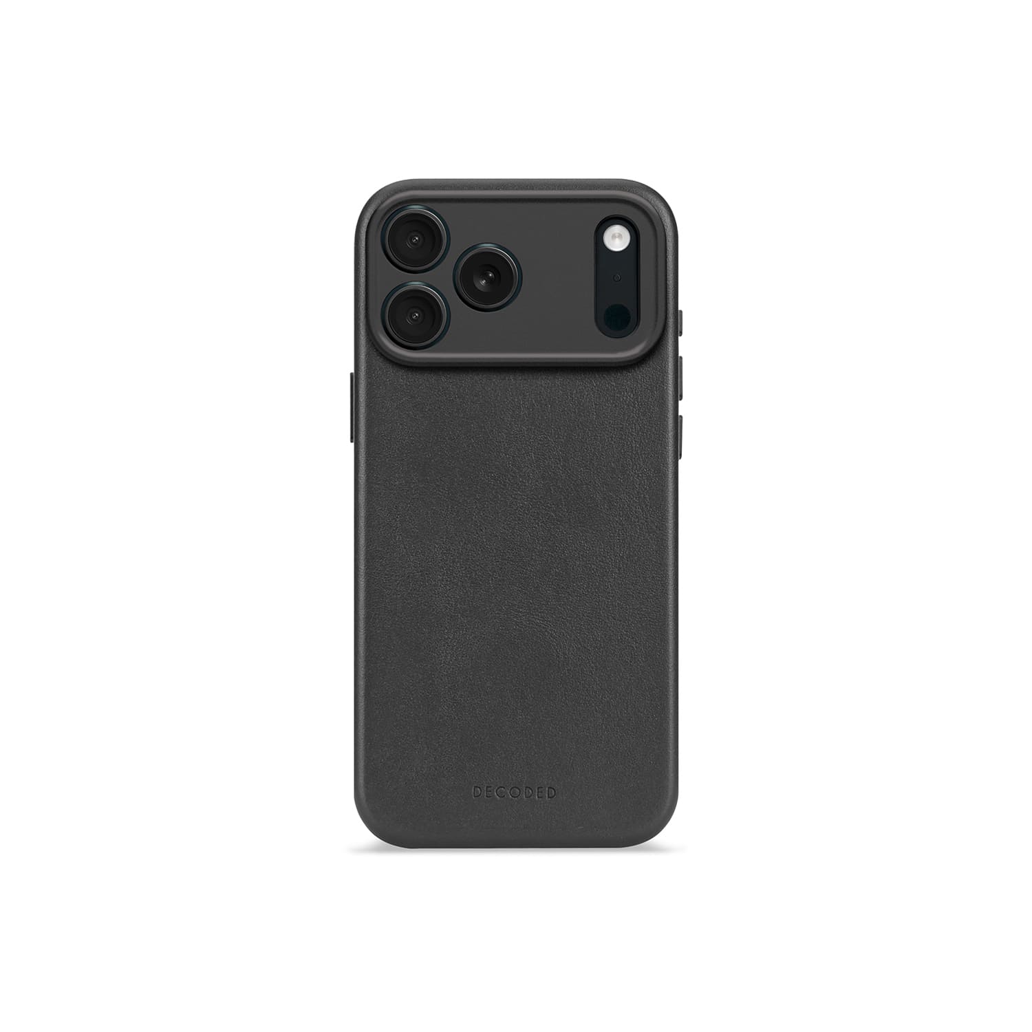 Decoded Leather Backcover Etui skórzane do iPhone 17 Pro Max kompatybilna z MagSafe - Czarne