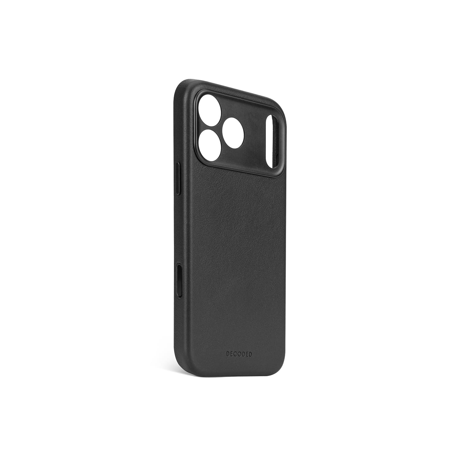 Decoded Leather Backcover Etui skórzane do iPhone 17 Pro Max kompatybilna z MagSafe - Czarne