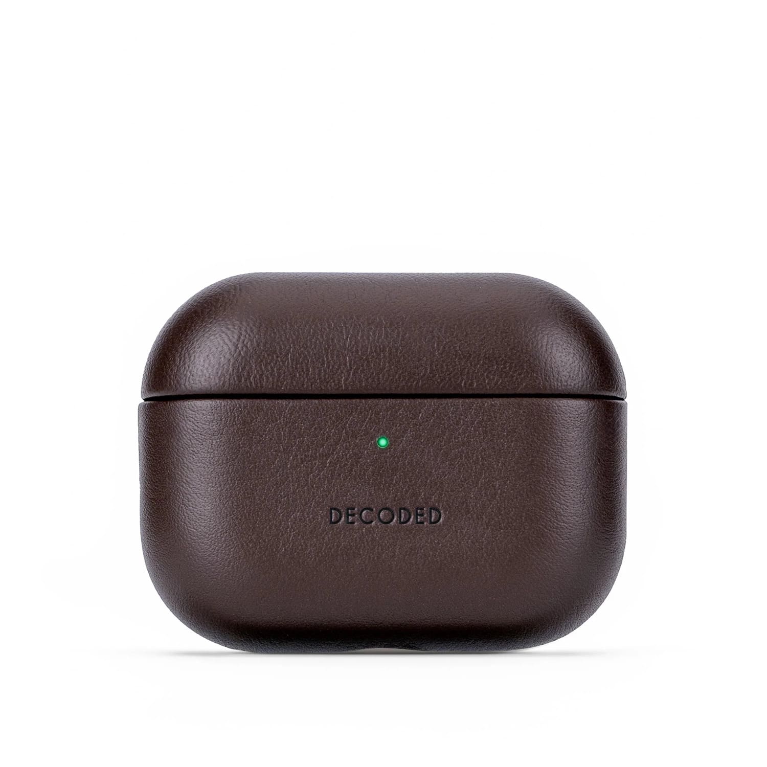 Decoded Leather Case Skórzane etui ochronne do AirPods Pro 3 - Czekoladowe