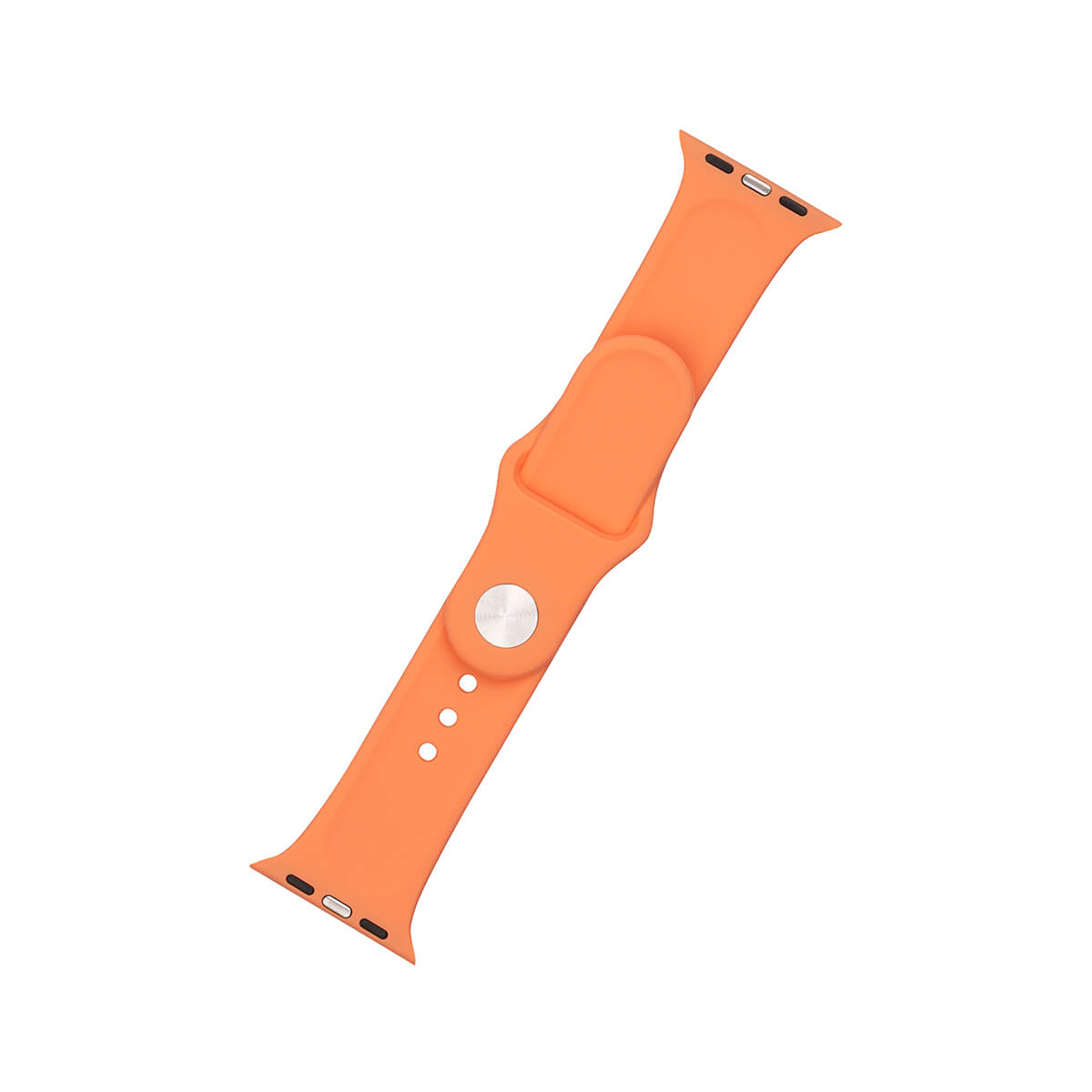 Fixed Silikonowy pasek do Apple Watch 42/44/45mm - Pomarańczowy Fixed Silikonowy pasek do Apple Watch 42/44/45mm - Pomarańczowy