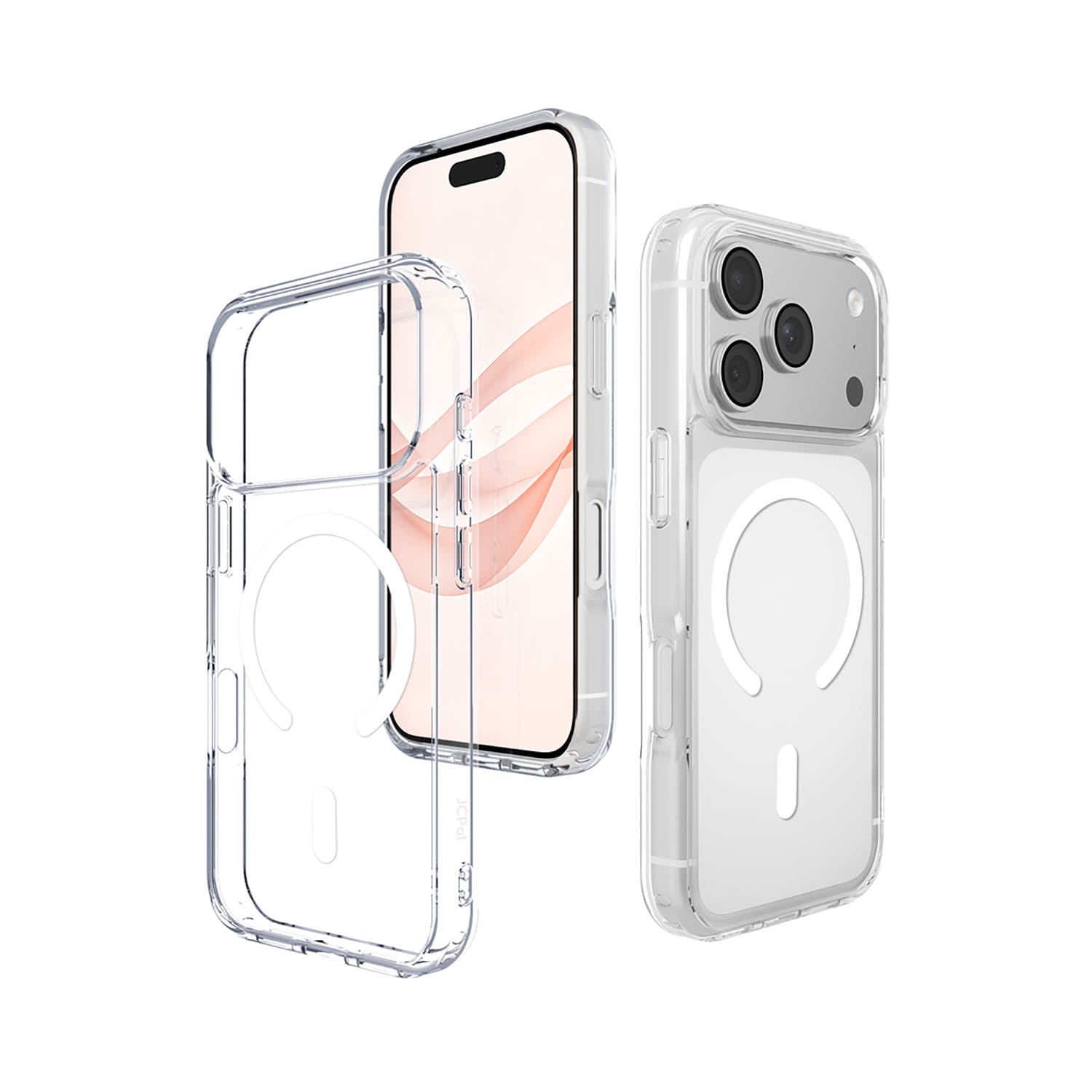 JCPal DualPro Etui do iPhone 18 Pro Max / 17 Pro Max kompatybilne z MagSafe - Przezroczyste JCPal DualPro Etui do iPhone 18 Pro Max / 17 Pro Max kompatybilne z MagSafe - Przezroczyste