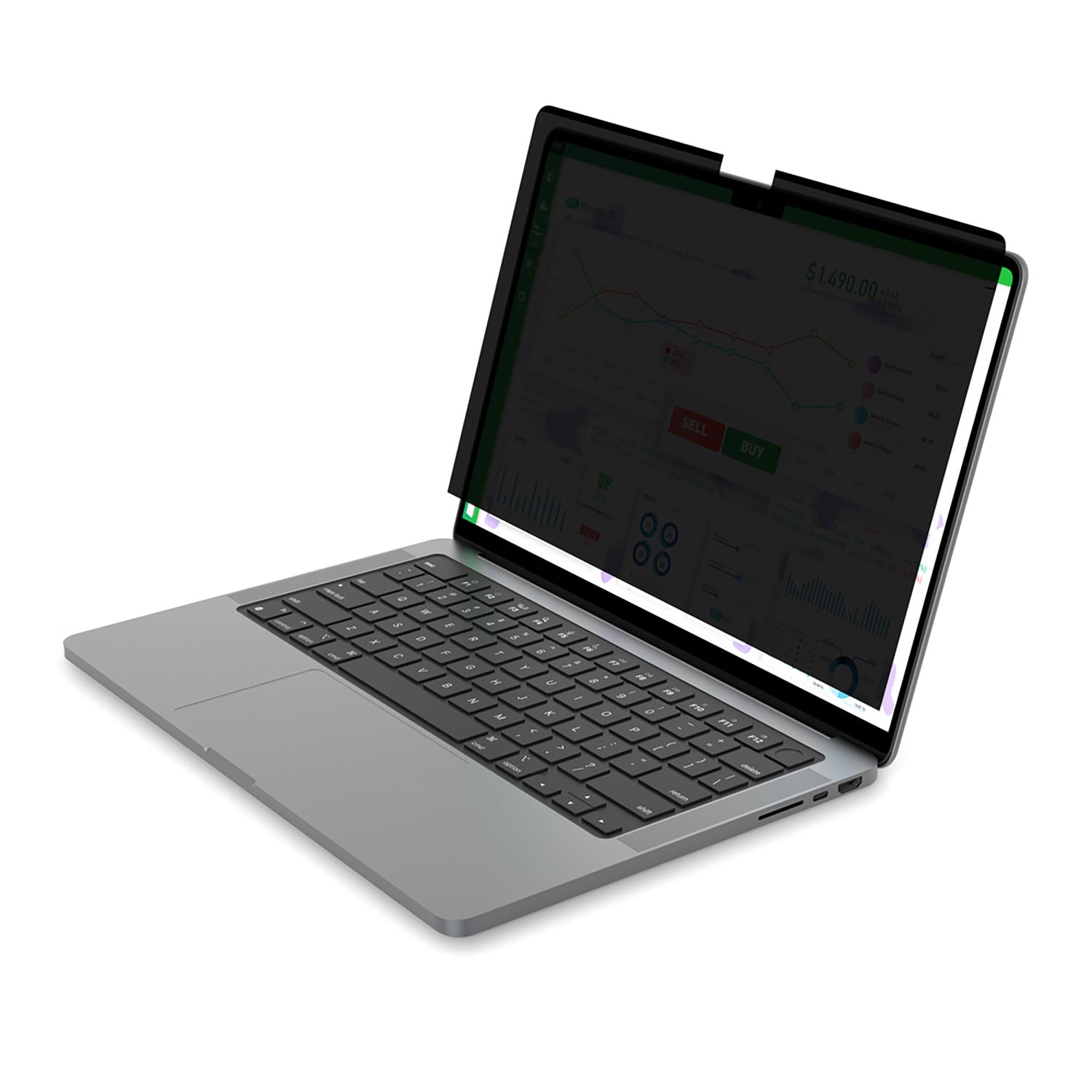 JCPal EasyOn Magnetyczna folia prywatyzująca do MacBook Neo