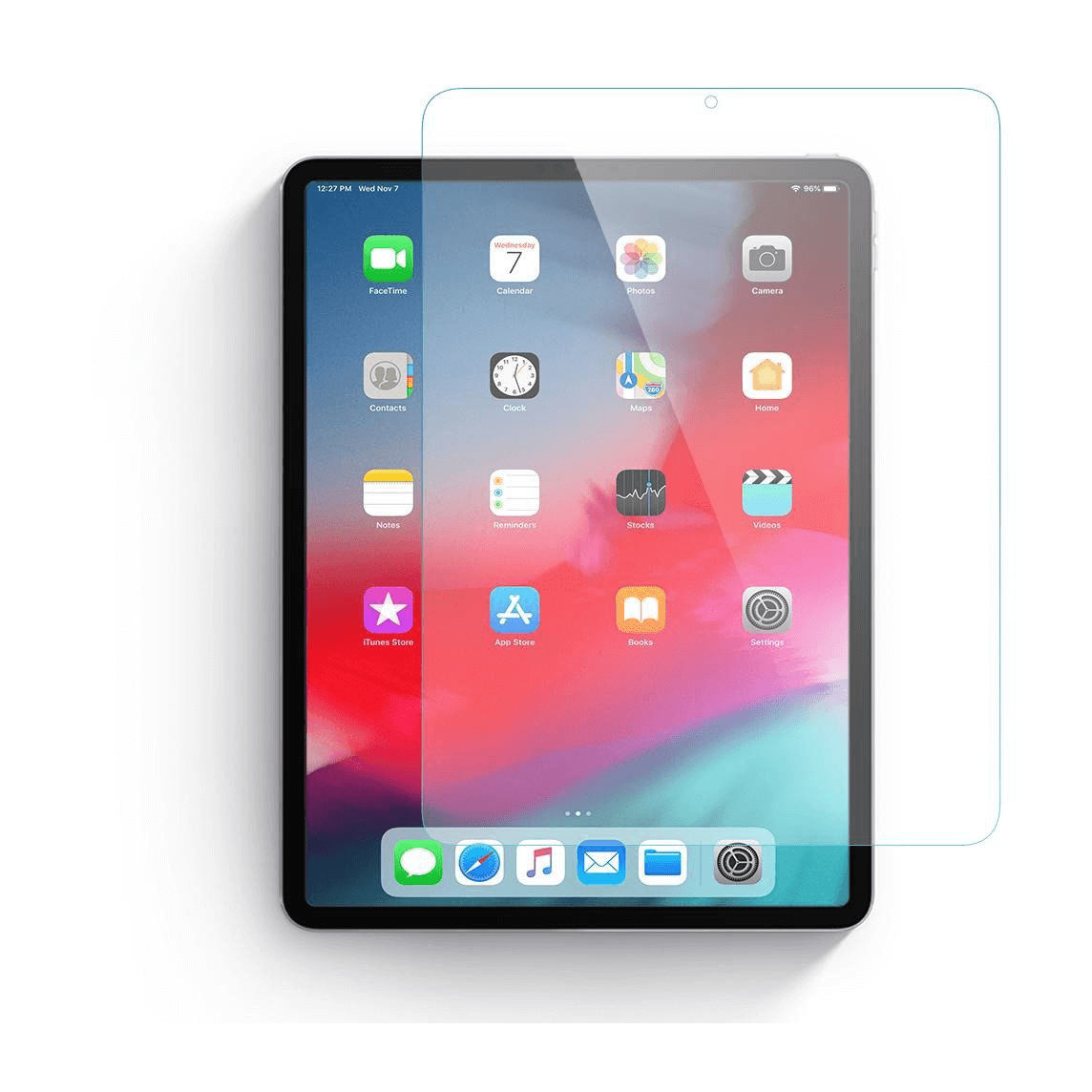 JCPAL iClara iPad Glass Screen Protector - Szkło ochronne do iPad Pro 12,9 (3-generacji, 4-generacji)