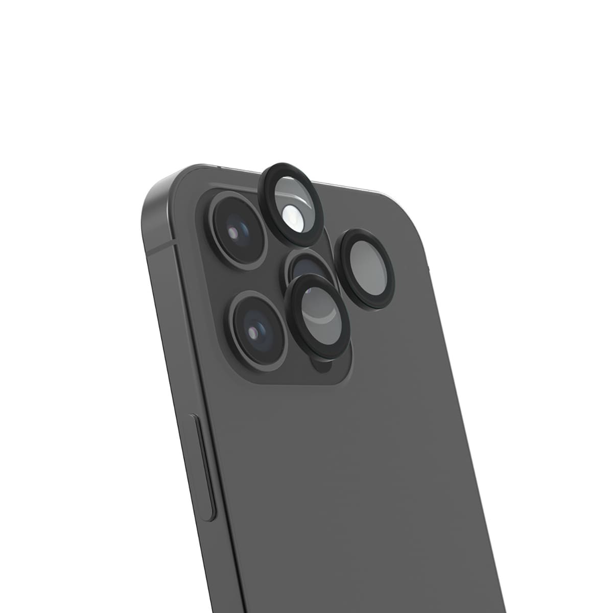 JCPal Preserver Camera Lens Szkło ochronne na aparat do iPhone 15 Pro Max - Gwiezdna czerń