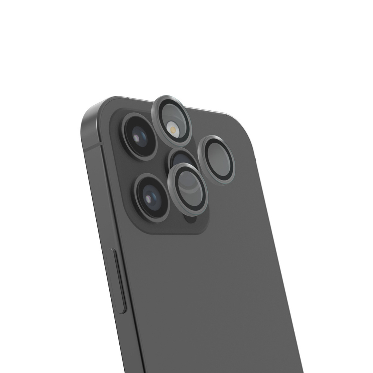 JCPal Preserver Camera Lens Szkło ochronne na aparat do iPhone 15 Pro Max - Szare