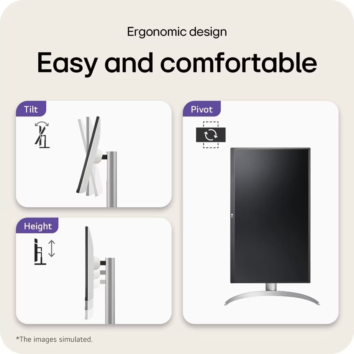 LG Electronics Monitor 27 cali UHD / IPS / USB-C / Vesa DisplayHDR - Srebrny LG Electronics Monitor 27 cali UHD / IPS / USB-C / Vesa DisplayHDR - Srebrny