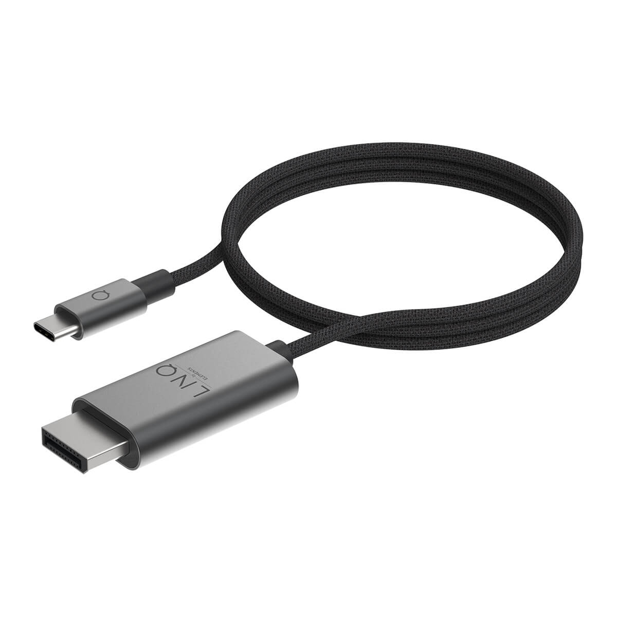 LINQ - 8K/60Hz Pro Kabel USB-C DisplayPort 2m - Space Gray LINQ - 8K/60Hz Pro Kabel USB-C DisplayPort 2m - Space Gray