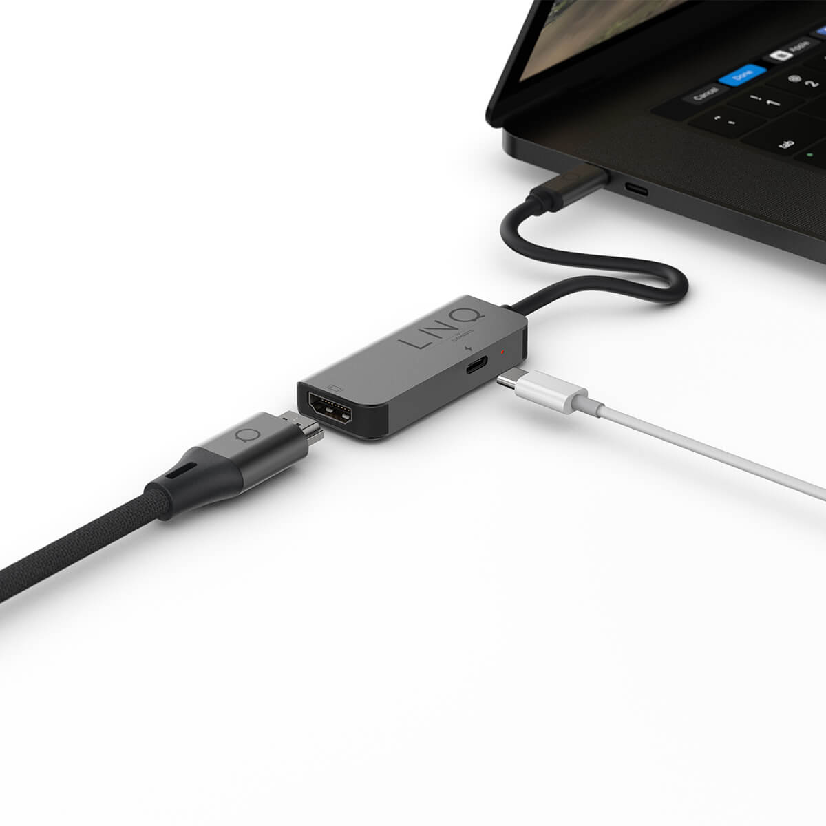 LINQ - HUB 2in1 USB-C HDMI - Space Gray