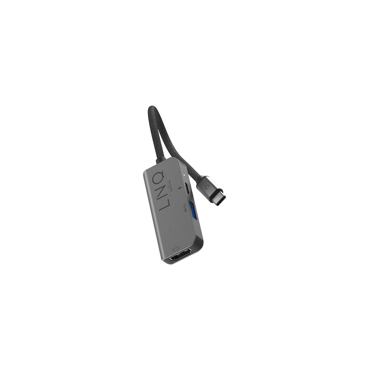 LINQ - HUB 3in1 USB-C HDMI - Space Gray