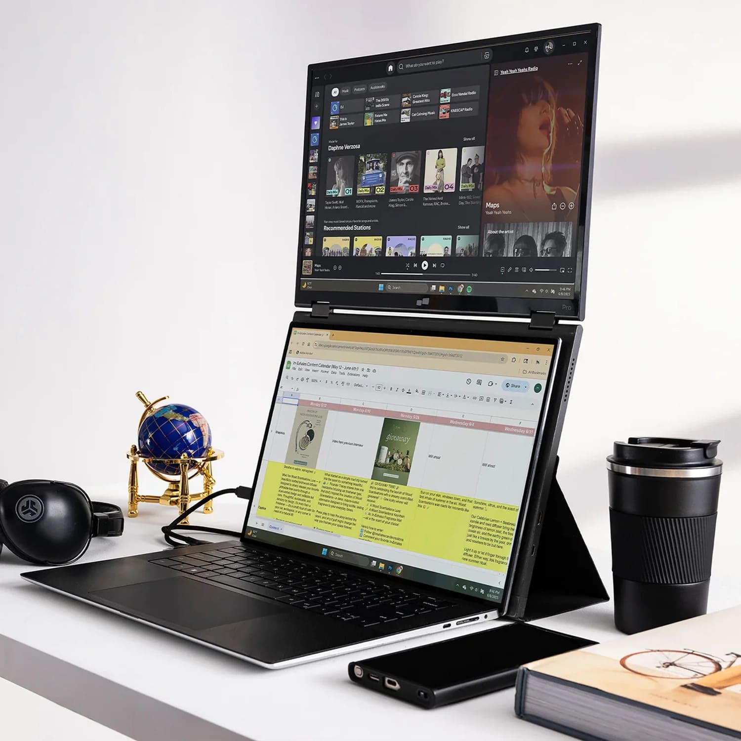 Mobile Pixels Duex Float 2 Pro Monitor przenośny 16cali / IPS LCD / 120Hz / 2560 x 1600p - Czarny