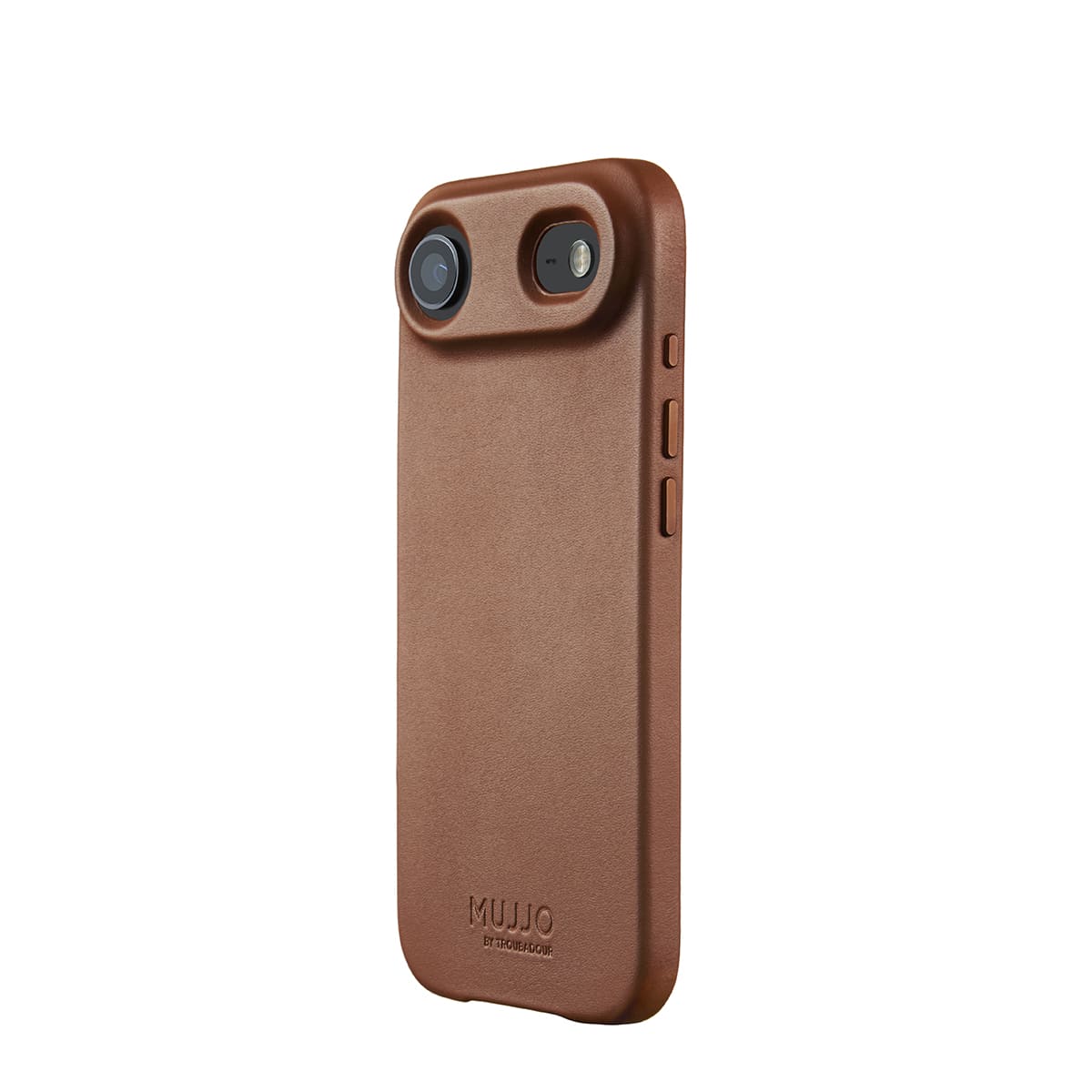 Mujjo Leather Case Etui skórzane do iPhone 17 Air kompatybilne z MagSafe - Brązowe
