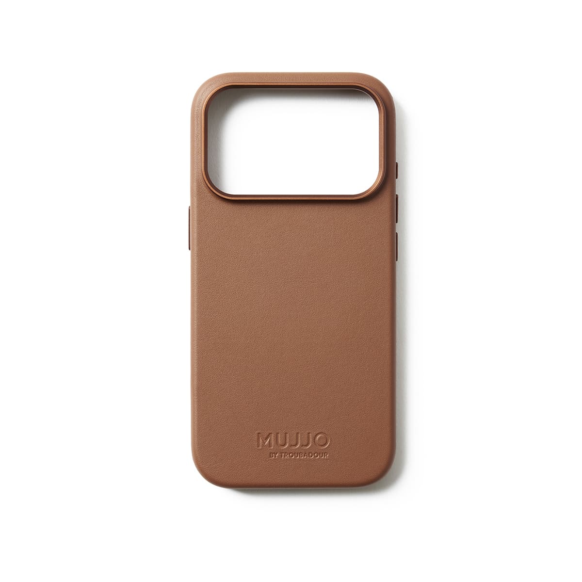 Mujjo Leather Case Etui skórzane do iPhone 17 Pro kompatybilne z MagSafe - Brązowe