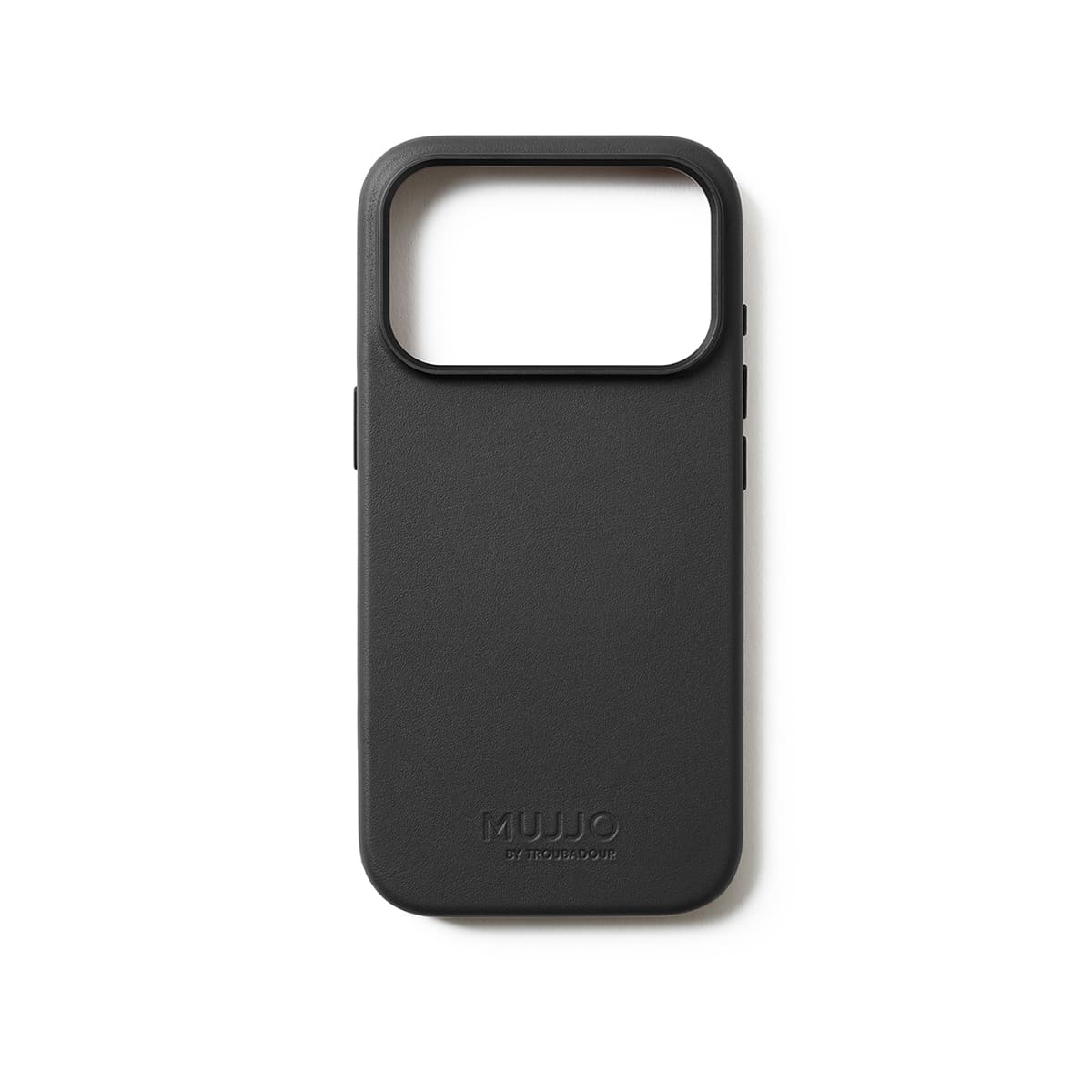 Mujjo Leather Case Etui skórzane do iPhone 17 Pro kompatybilne z MagSafe - Czarne