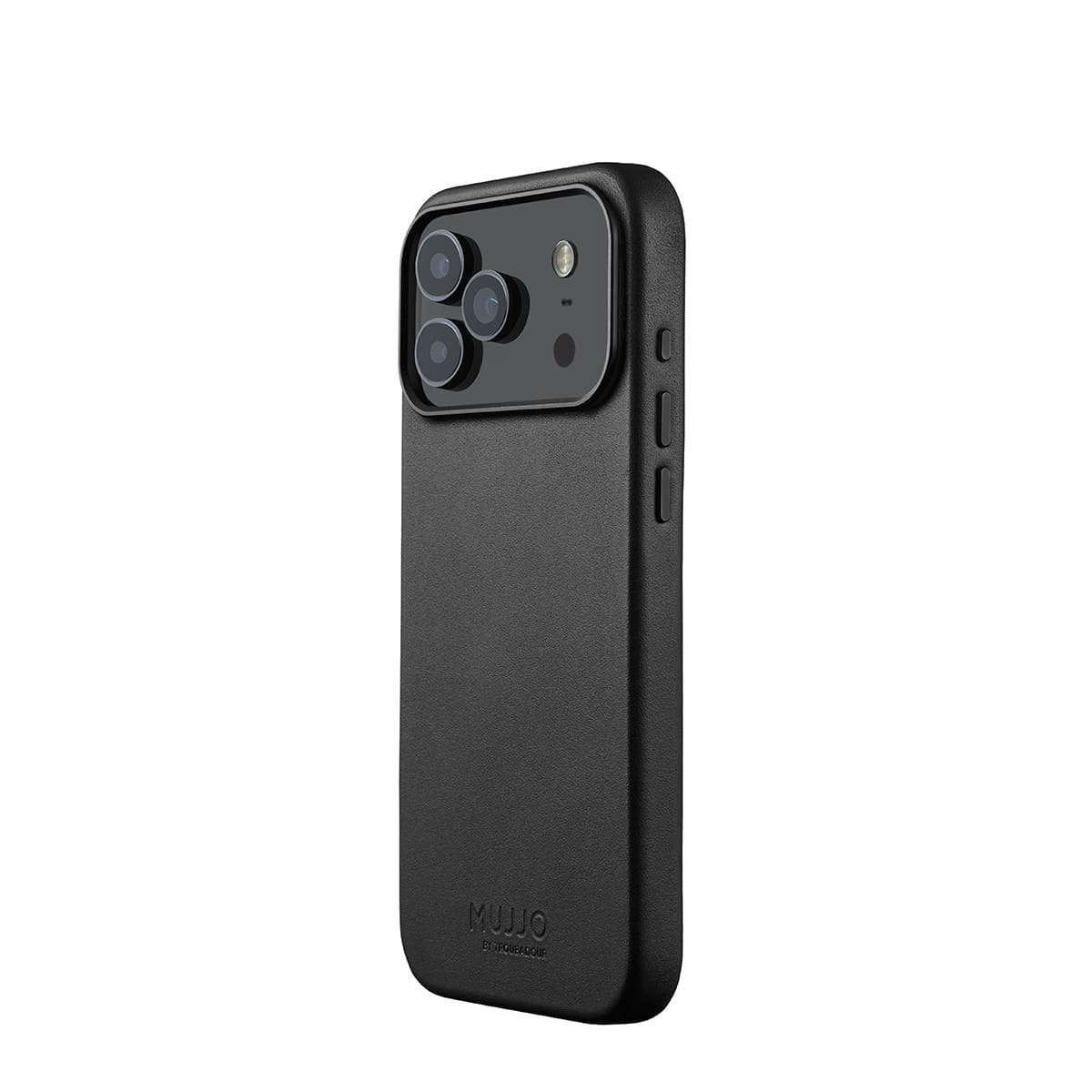 Mujjo Leather Case Etui skórzane do iPhone 17 Pro kompatybilne z MagSafe - Czarne