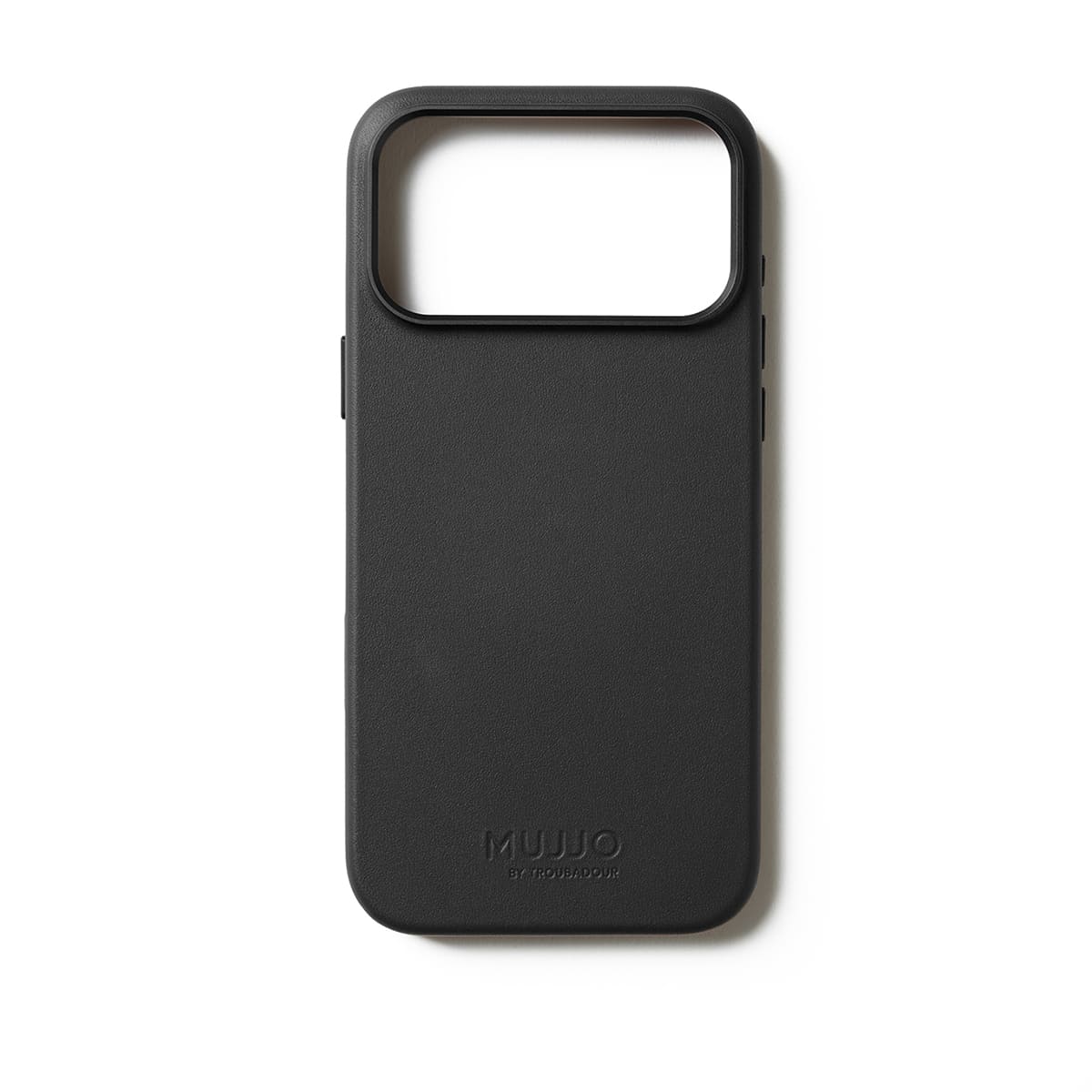 Mujjo Leather Case Etui skórzane do iPhone 17 Pro Max kompatybilne z MagSafe - Czarne