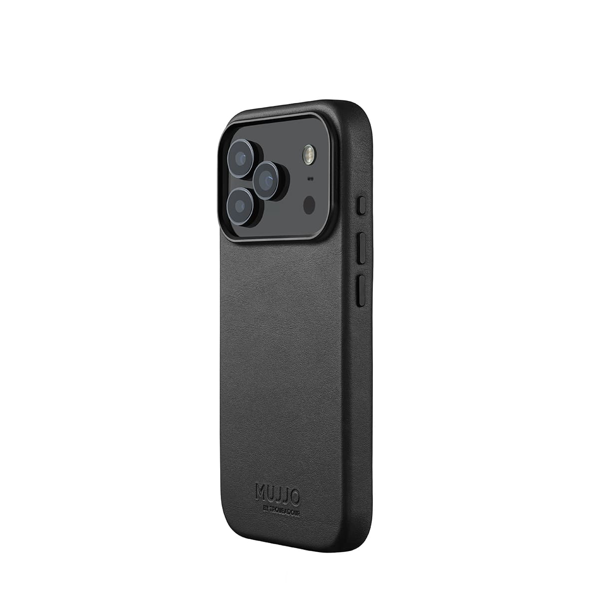 Mujjo Leather Case Etui skórzane do iPhone 17 Pro Max kompatybilne z MagSafe - Czarne