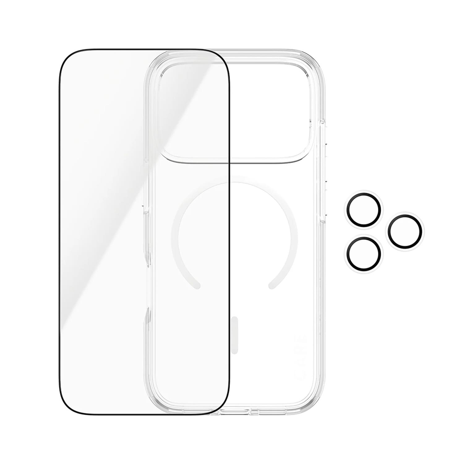PanzerGlass Explorer Zestaw 3w1 Szkło ochronne + szkło na obiektyw + CARE by PanzerGlass Urban Combat etui do iPhone 18 Pro - Przezroczyste 