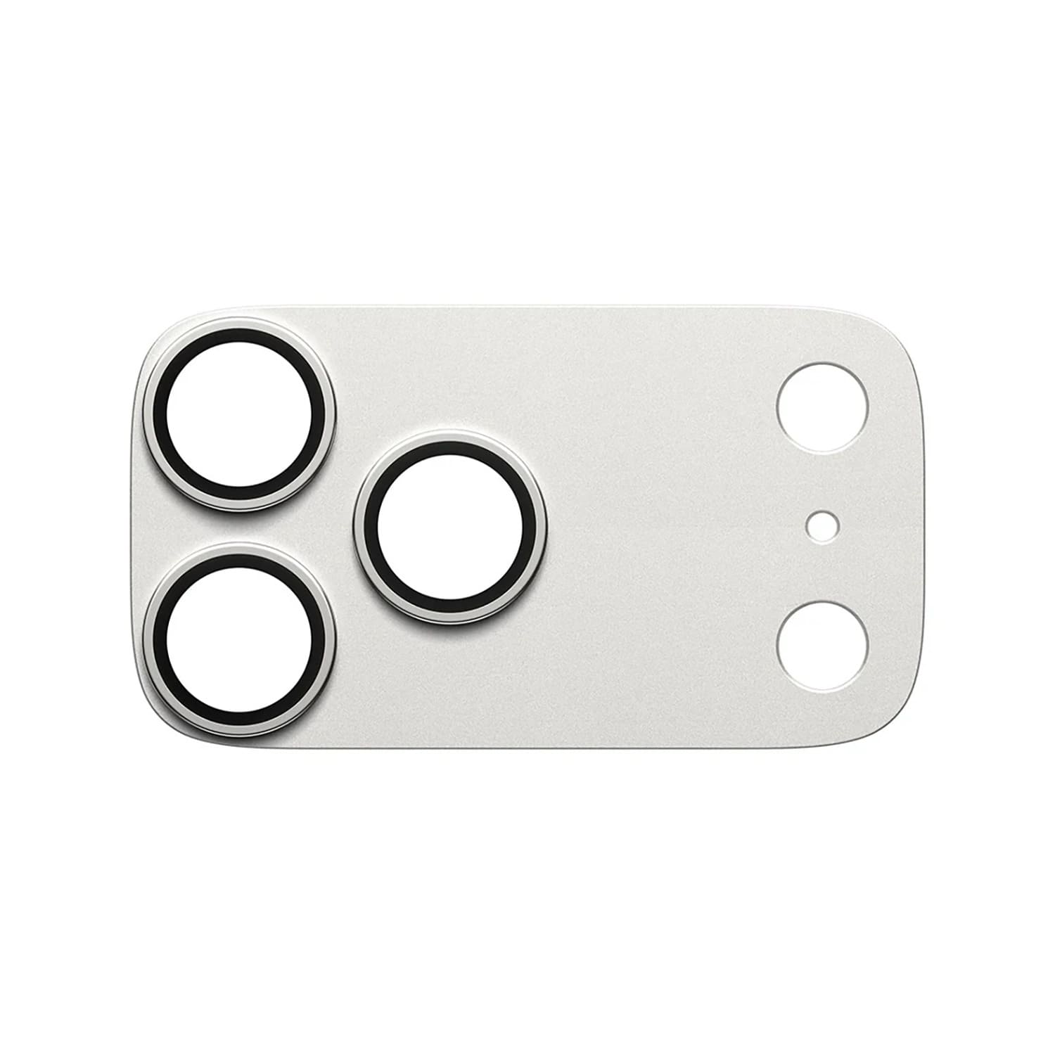 PanzerGlass Fender Camera Protector Szkło hartowane na obiektyw do iPhone 17 Pro Max - Srebrne
