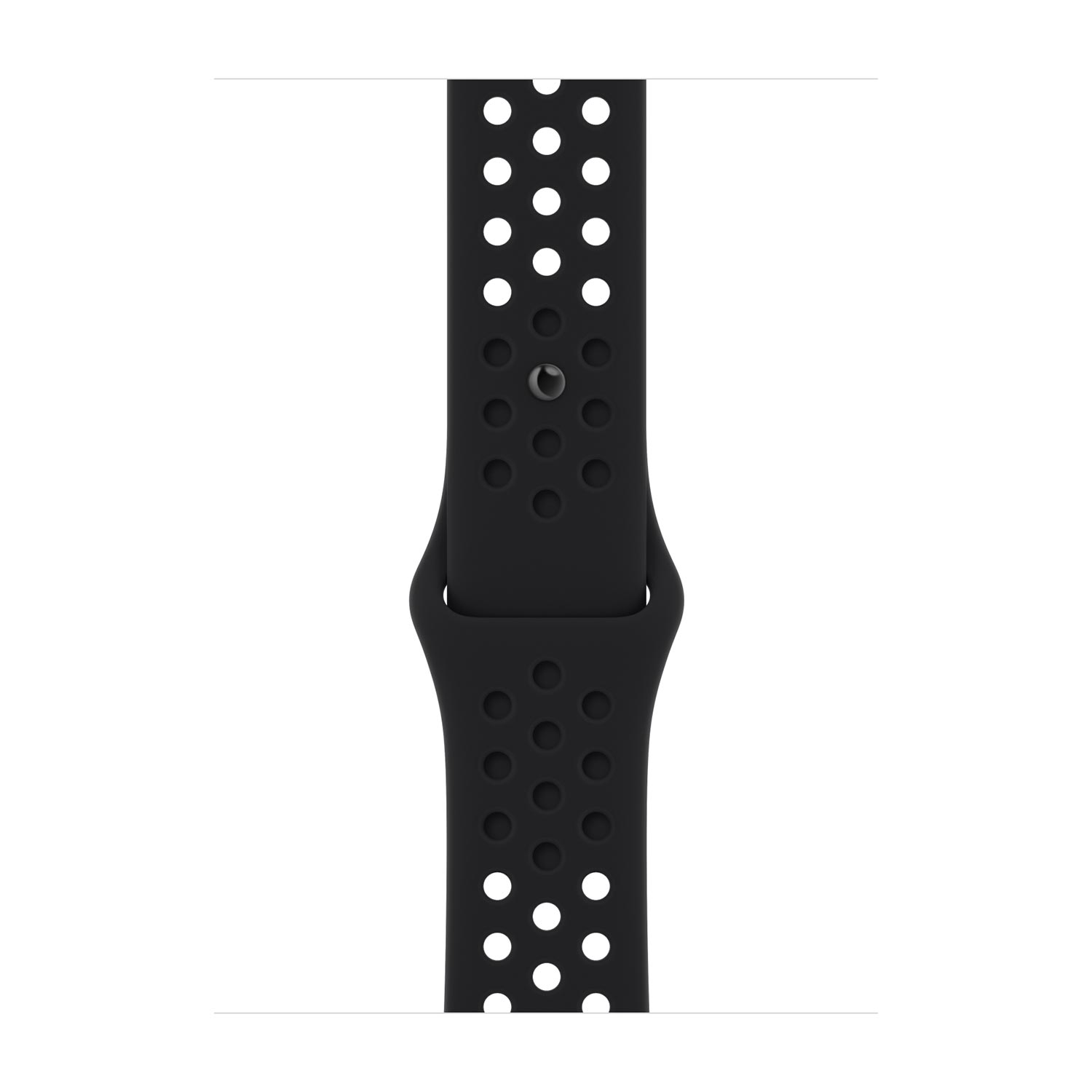 Pasek sportowy Nike w kolorze czarnym/czarnym do koperty 41 mm