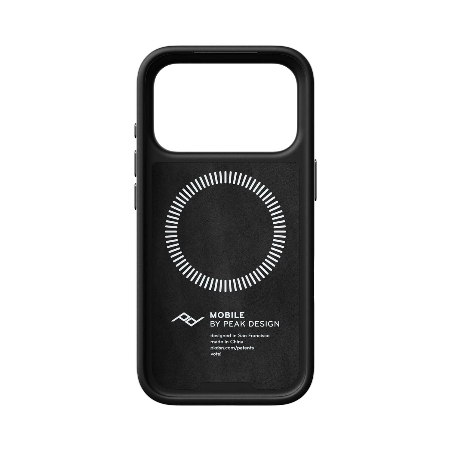 Peak Design Mobile Everyday Leather Etui skórzane do iPhone 18 Pro/iPhone 17 Pro bez systemu SlimLink - Czarne