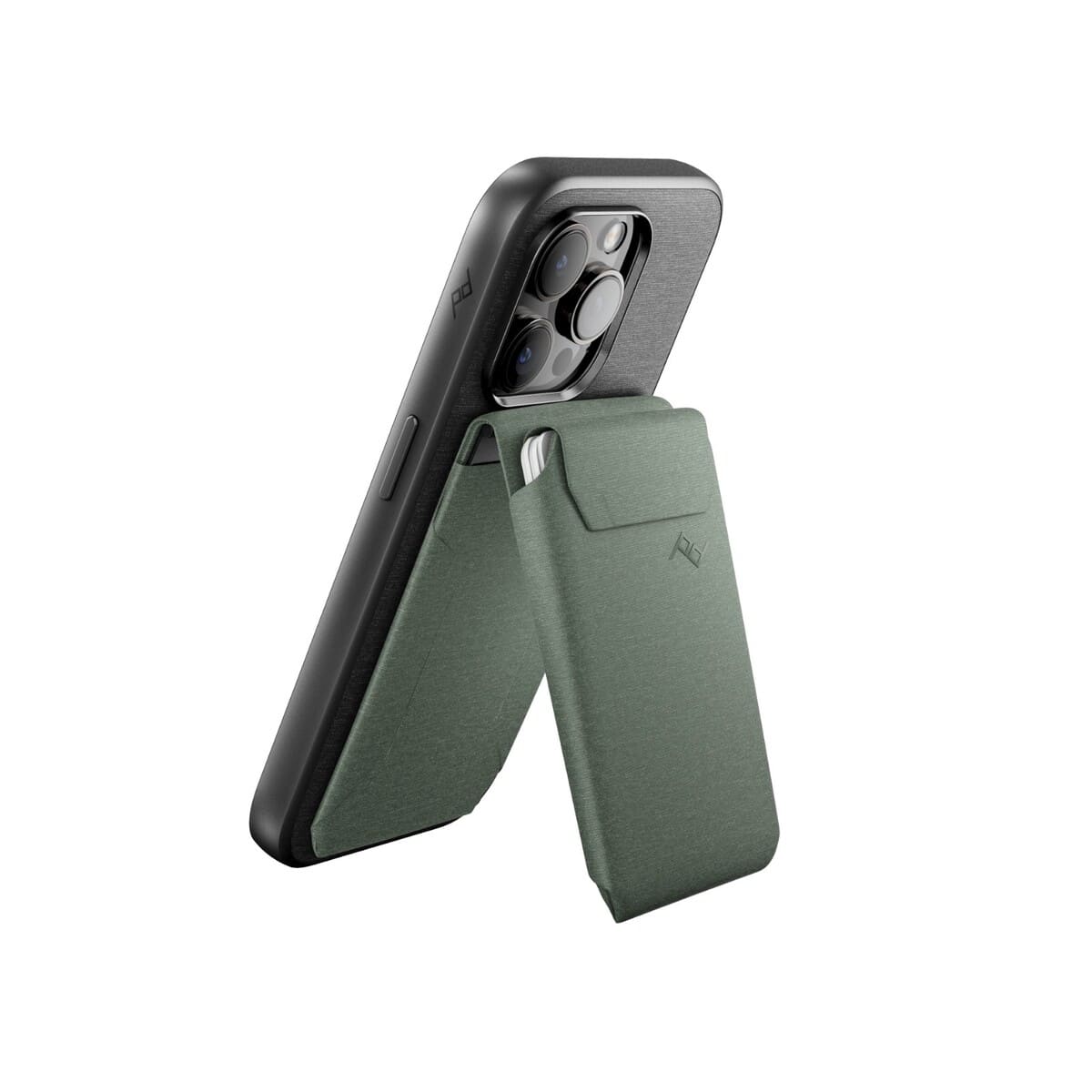 Peak Design Mobile Stand Magnetyczny portfel i podstawka do iPhone - Szarozielony