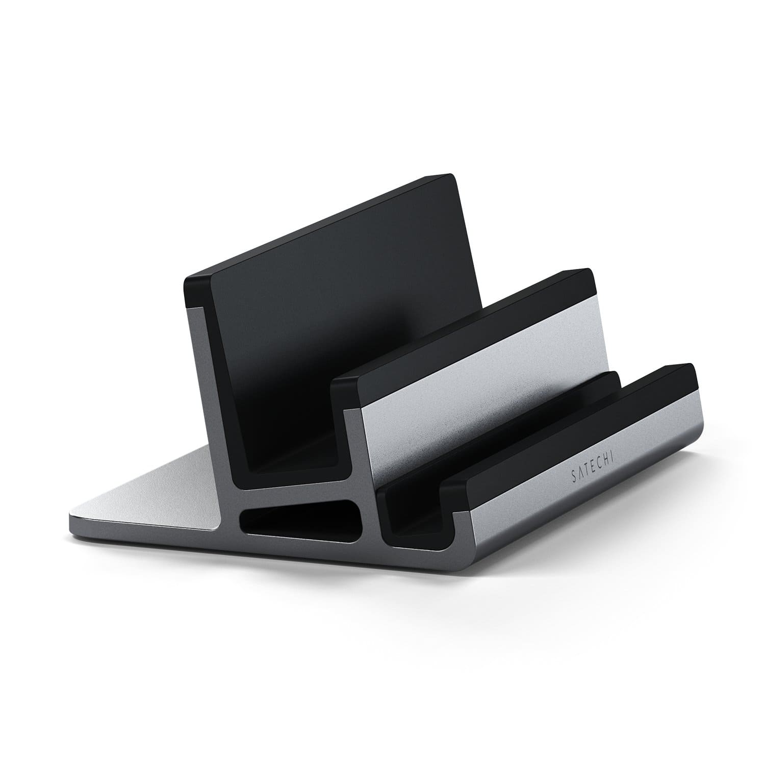 Satechi Dual Vertical Aluminowa podstawka na laptopa oraz iPada - Gwiezdna szarość