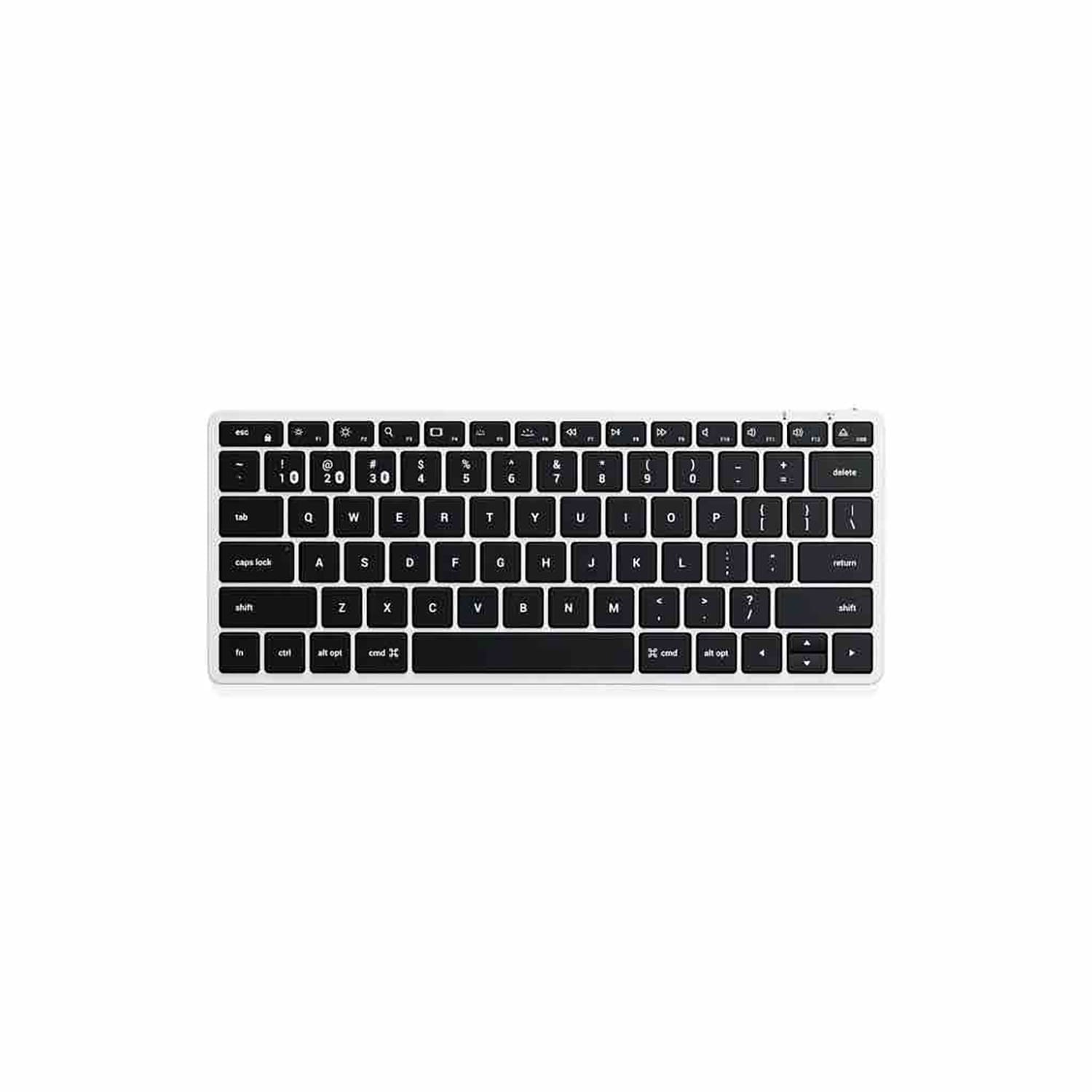 Satechi Slim X1 Klawiatura Bluetooth do trzech urządzeń USB-C - Srebrna