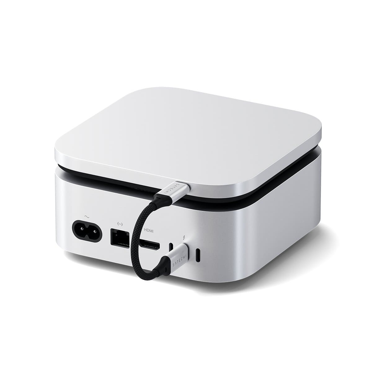 Satechi USB4 Slim Obudowa / kieszeń na dysk SSD NVMe M.2 - Srebrna Satechi USB4 Slim Obudowa / kieszeń na dysk SSD NVMe M.2 - Srebrna