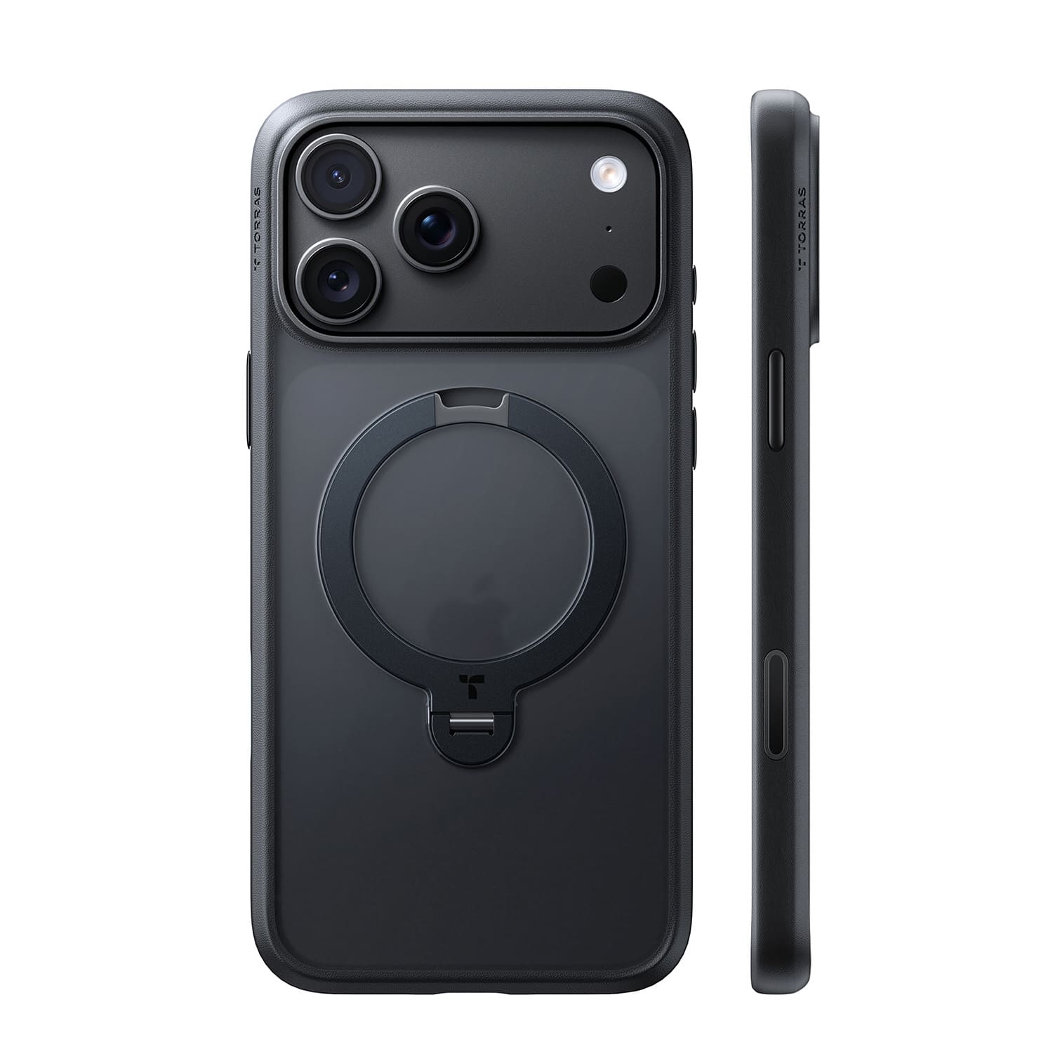 TORRAS Ostand Q3 Spin Etui do iPhone 18 Pro Max / 17 Pro Max kompatybilne z MagSafe - Czarne