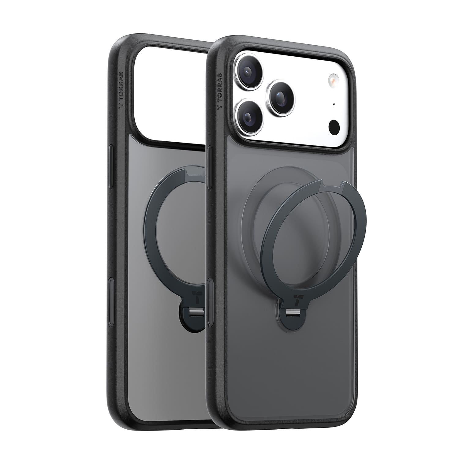 TORRAS Ostand Q3 Spin Etui do iPhone 18 Pro Max / 17 Pro Max kompatybilne z MagSafe - Czarne