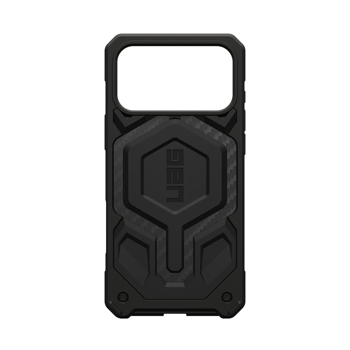 UAG Monarch Pro Etui do iPhone 17 Pro Max z włókna węglowego kompatybilne z MagSafe - Czarne (carbon fiber) UAG Monarch Pro Etui do iPhone 17 Pro Max z włókna węglowego kompatybilne z MagSafe - Czarne (carbon fiber)