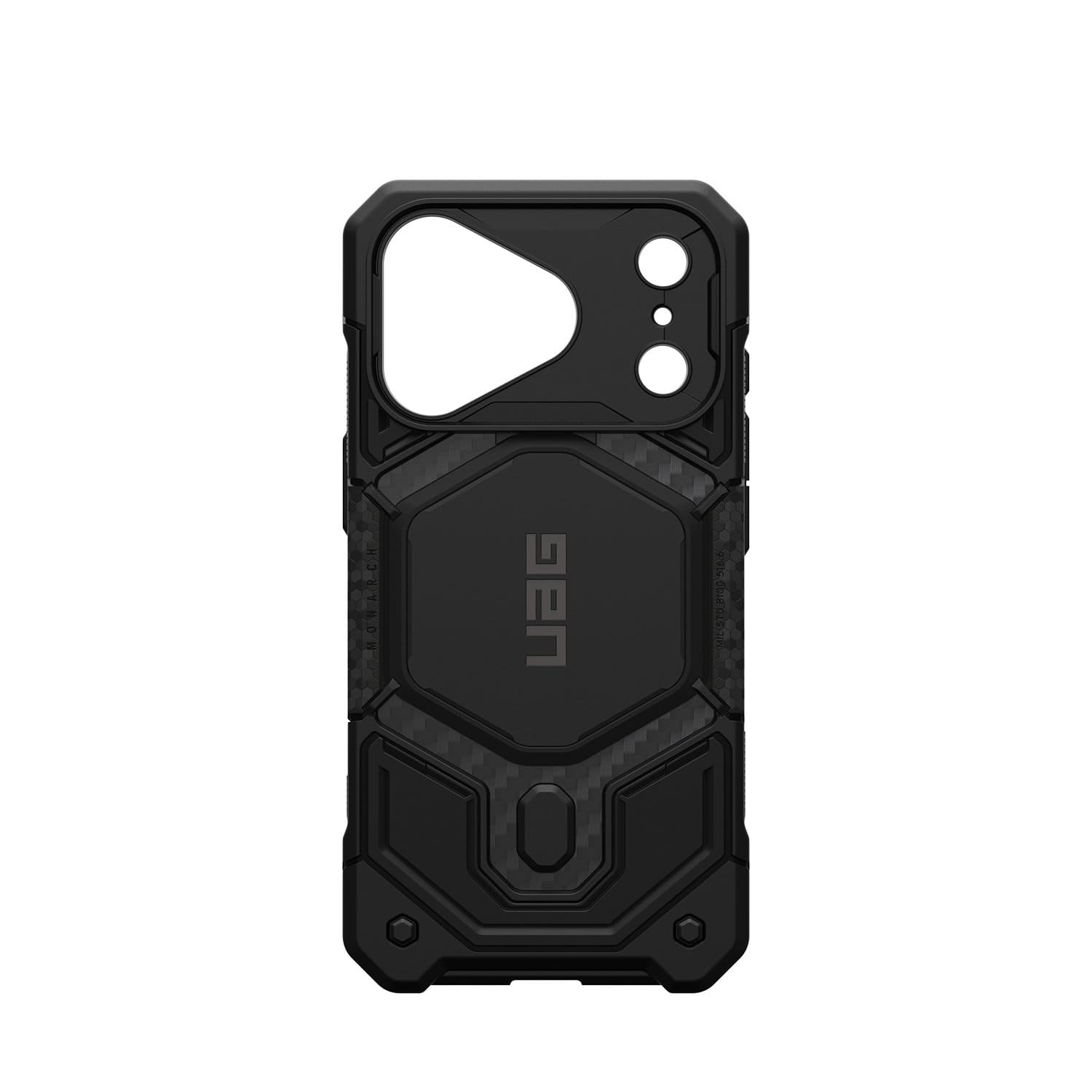 UAG Monarch Pro Etui do iPhone 18 Pro Max / 17 Pro Max z włókna węglowego kompatybilne z MagSafe - Czarne (carbon fiber)