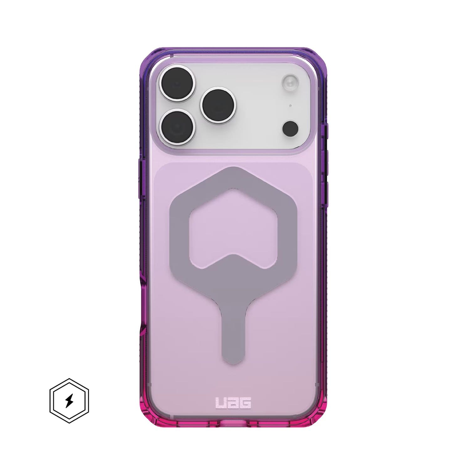 UAG Plyo Etui do iPhone 18 Pro / 17 Pro kompatybilne z MagSafe - Fioletowo-różowe