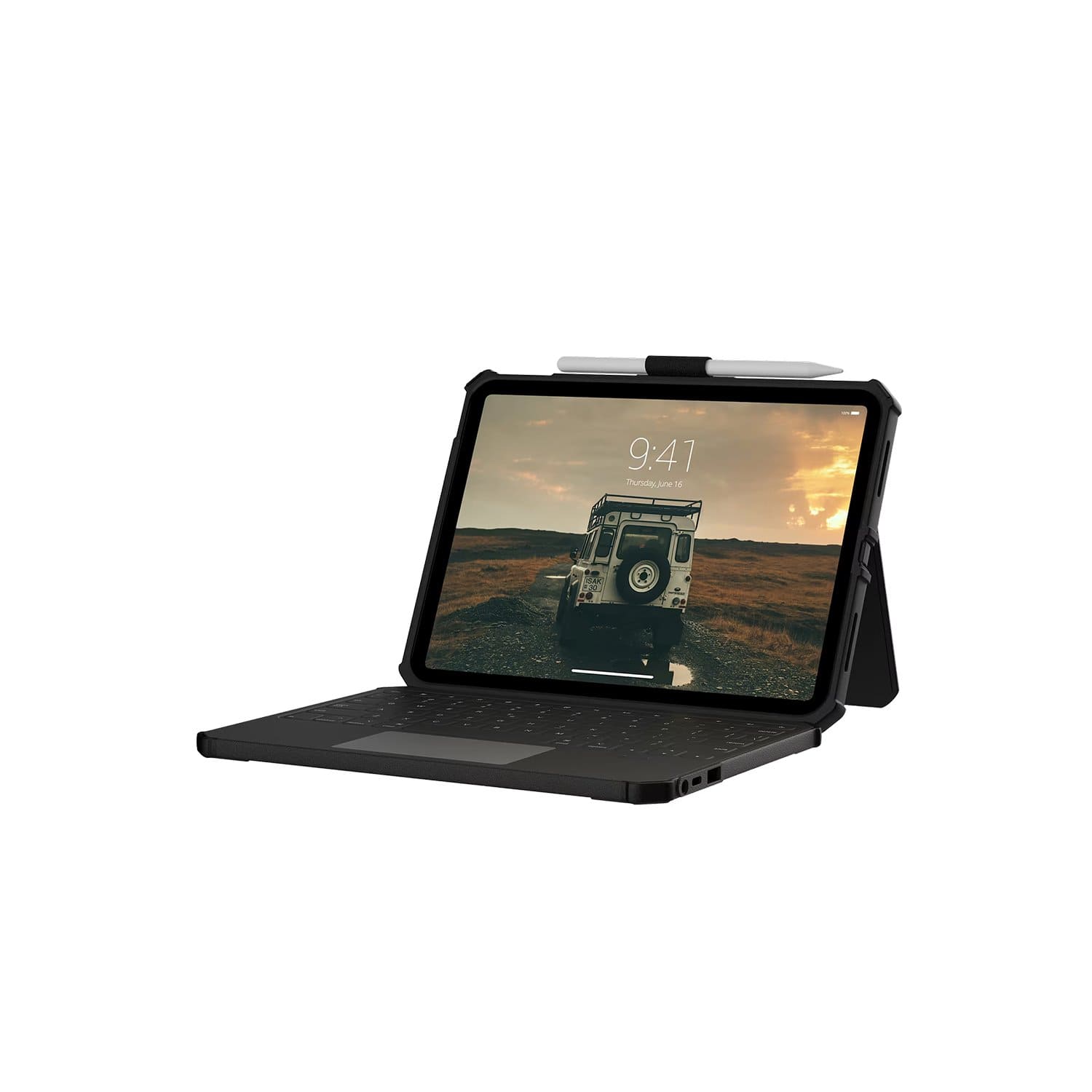 UAG USB-C Keyboard Etui ochronne z klawiaturą oraz uchwytem do Apple Pencil do iPad 10-gen. / 11 - Czarno-szare