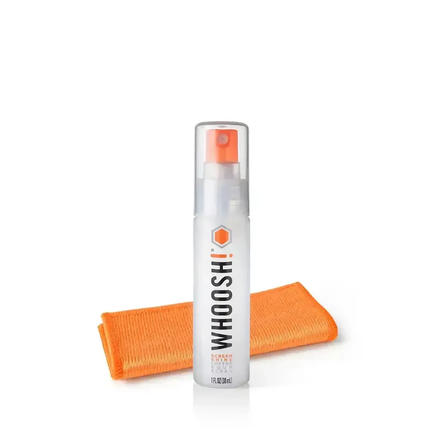 Whoosh Go Spray do czyszczenia ekranów 30ml + ściereczka z microfibry
