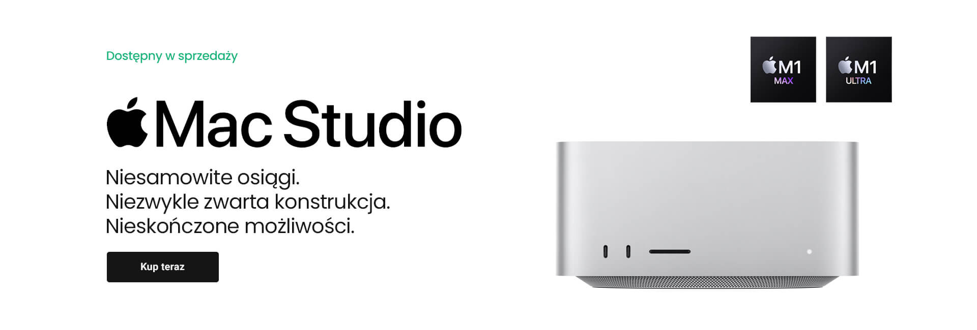 Mac Studio z procesorem M1 Ultra