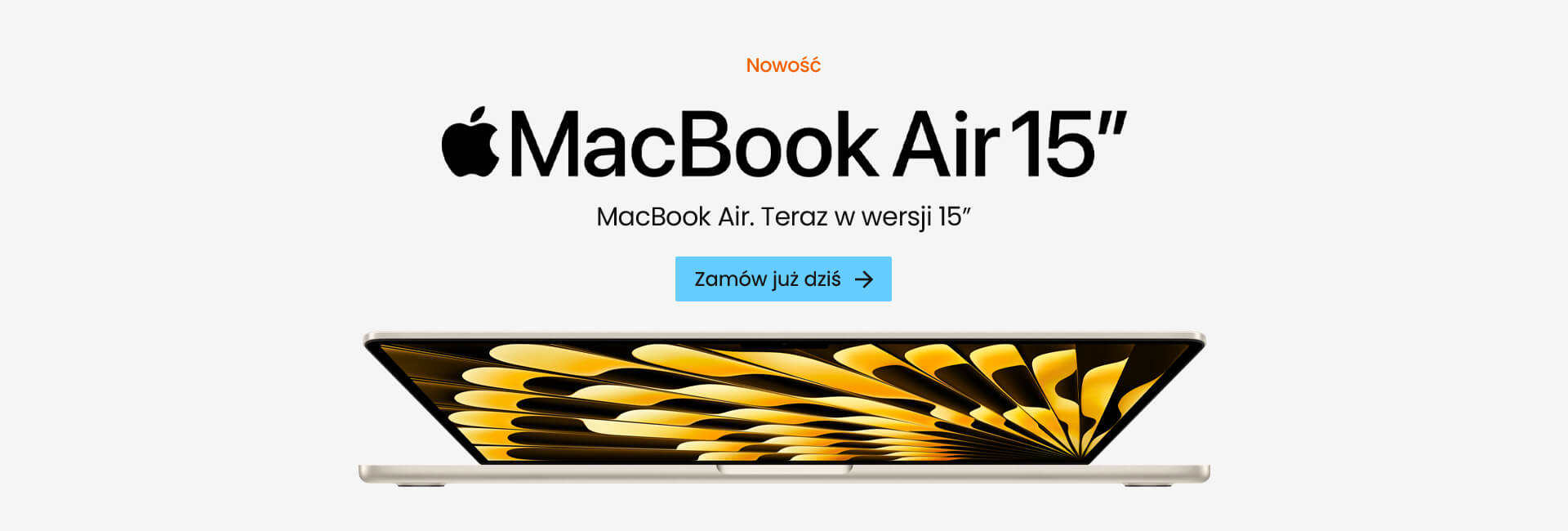 MacBook Air 15-calowy już dostępny w sprzedaży!