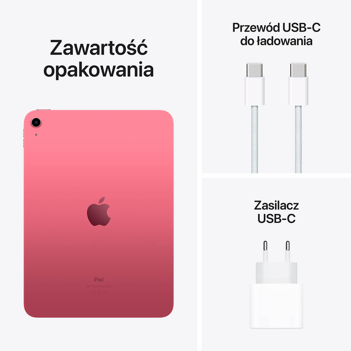 iPad 10-generacji Wi-Fi Różowy - zestaw iPad 10-generacji Wi-Fi Różowy - zestaw