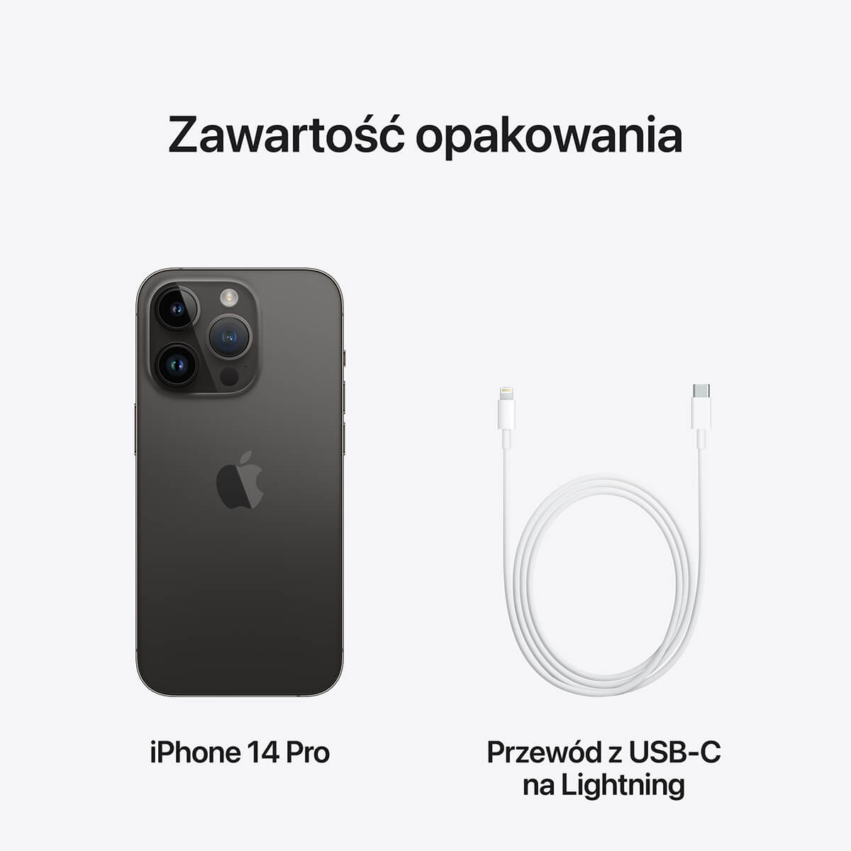 iPhone 14 Pro Space Black - zestaw iPhone 14 Pro Space Black - zestaw