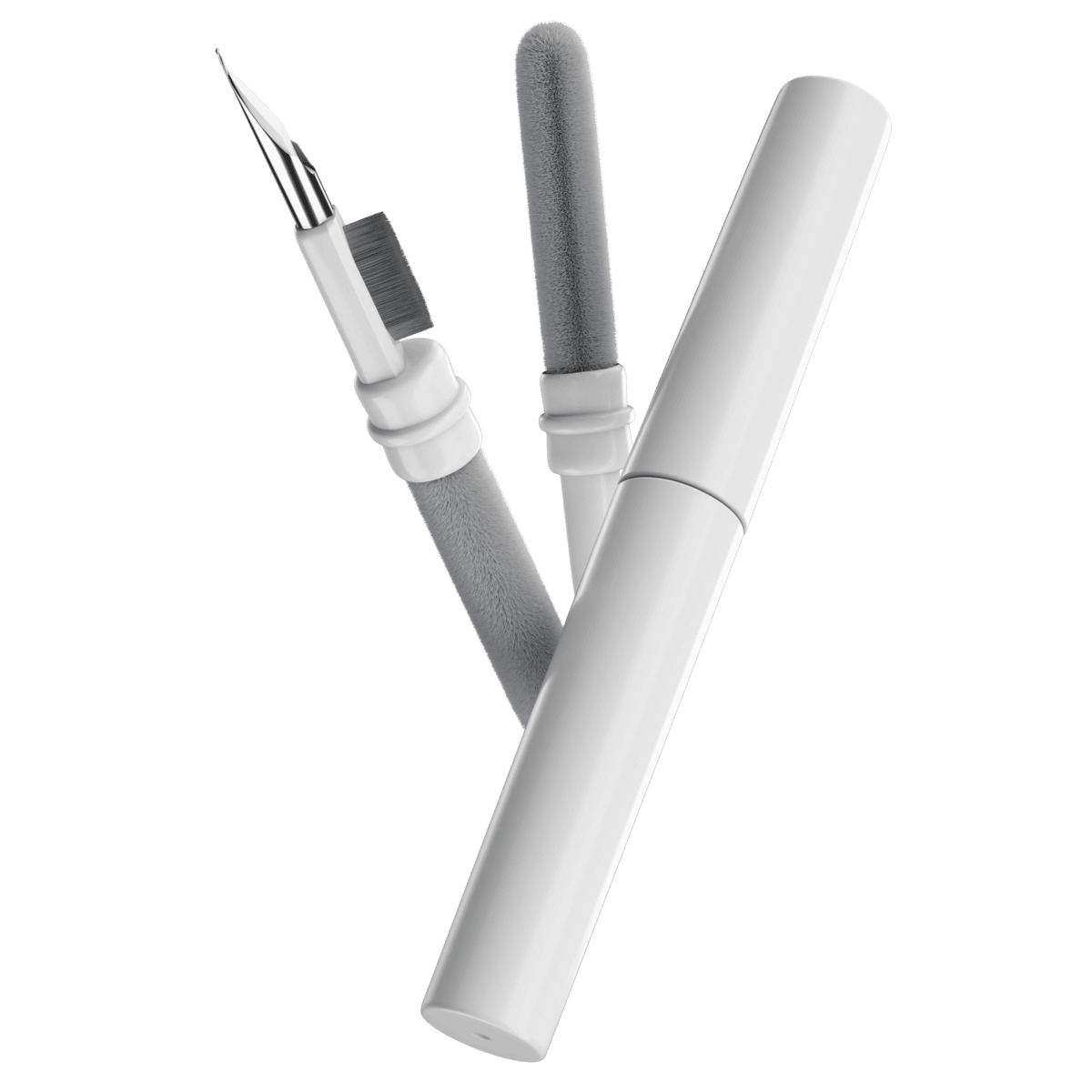 KeyBudz AirCare Cleaning Kit 1.5 Zestaw do czyszczenia AirPods - Biały KeyBudz AirCare Cleaning Kit 1.5 Zestaw do czyszczenia AirPods - Biały