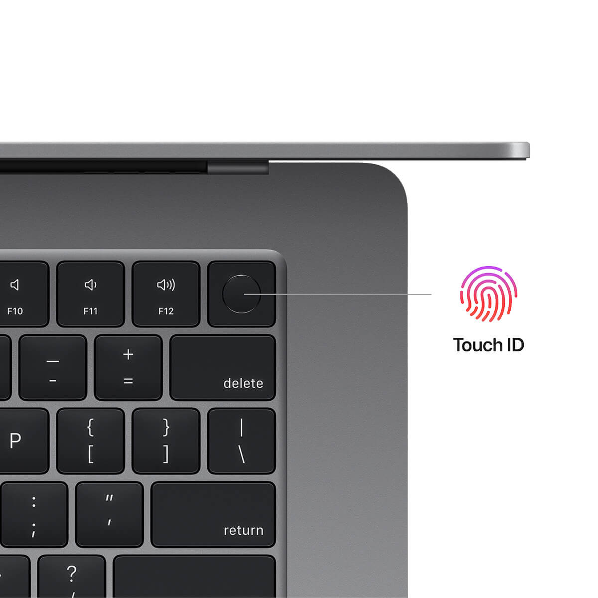 MacBook Air 15 cali M2 - układ klawiatury MacBook Air 15 cali M2 - układ klawiatury