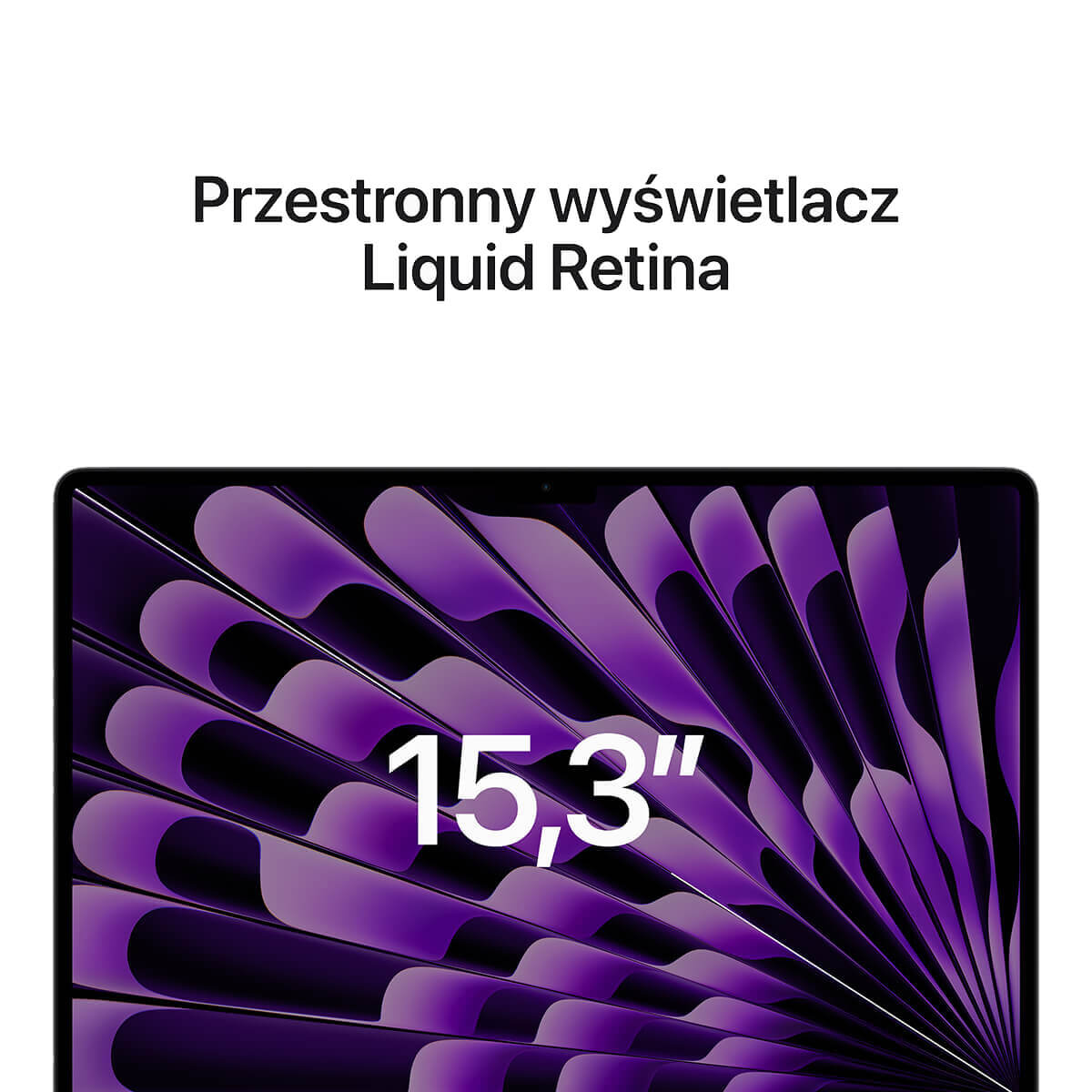 MacBook Air 15 cali M2 - wyświetlacz MacBook Air 15 cali M2 - wyświetlacz