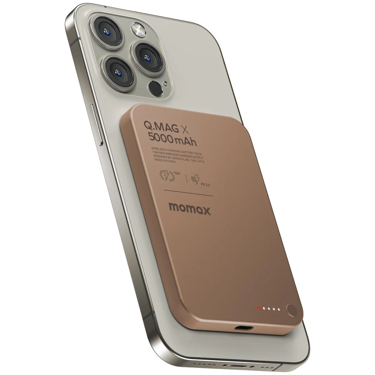 Mophie - magnetyczny powerbank 5000mAh USB-C czarny Mophie - magnetyczny powerbank 5000mAh USB-C czarny