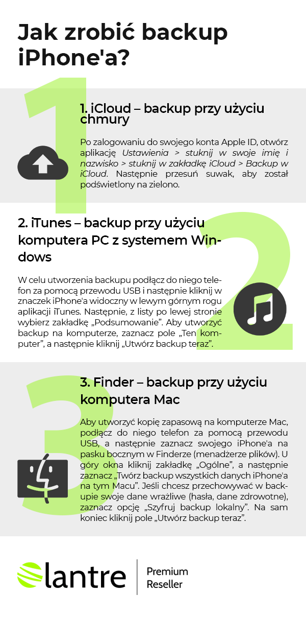 Jak zrobić backup iPhone