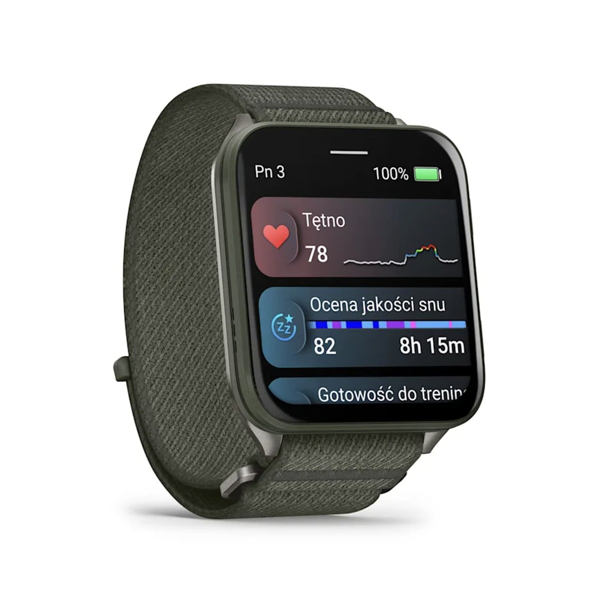aGarmin Venu X1 Smartwatch z kopertą 51mm w kolorze mchu z tytanowym deklem i nylonowym paskiem ComfortFit w kolorze mchuGarmin epix™ Pro (Gen 2) 51 mm Garmin Venu X1 Smartwatch z kopertą 51mm w kolorze mchu z tytanowym deklem i nylonowym paskiem ComfortFit w kolorze mchu