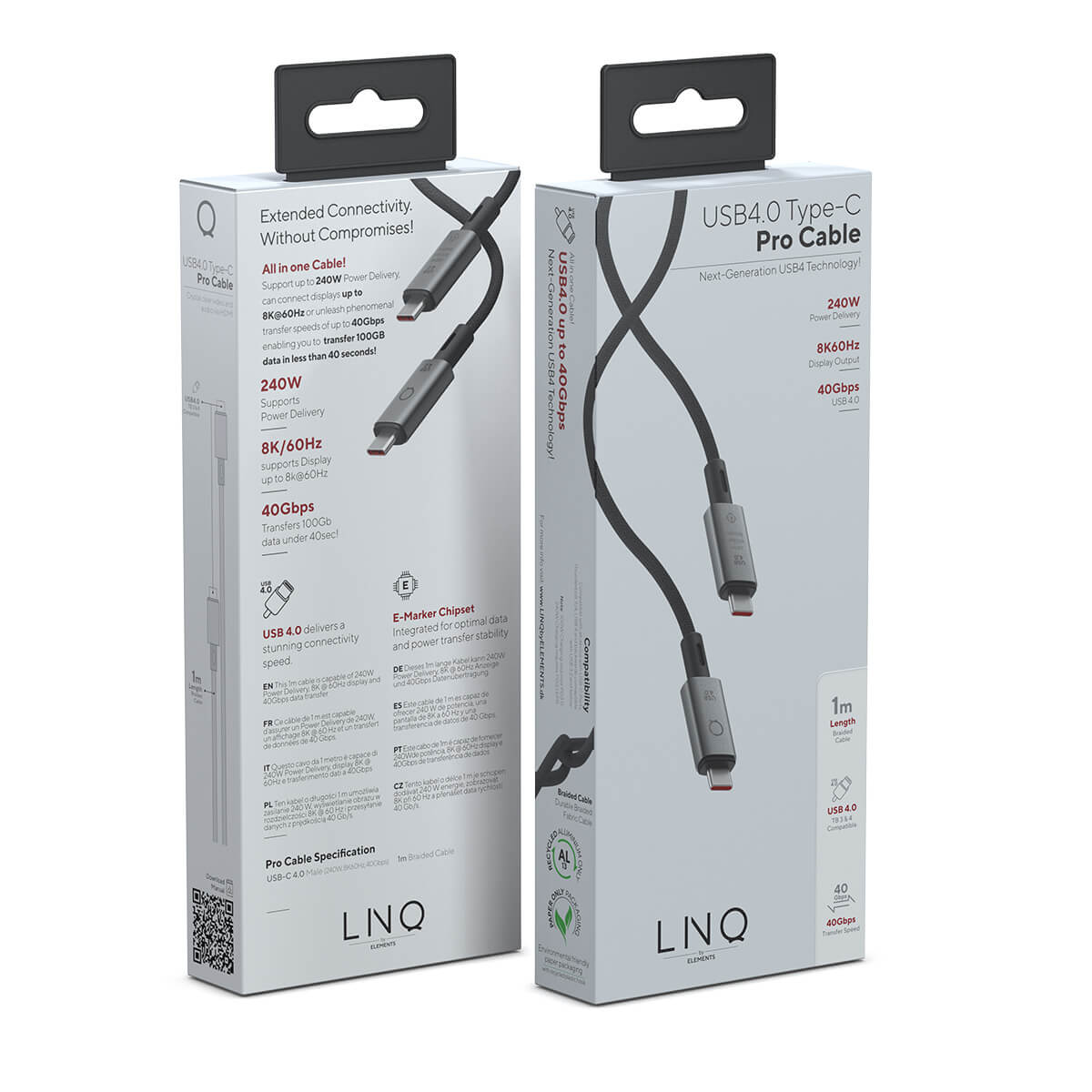 LINQ - HUB 2in1 USB-C HDMI - Space Gray LINQ - HUB 2in1 USB-C HDMI - Space Gray