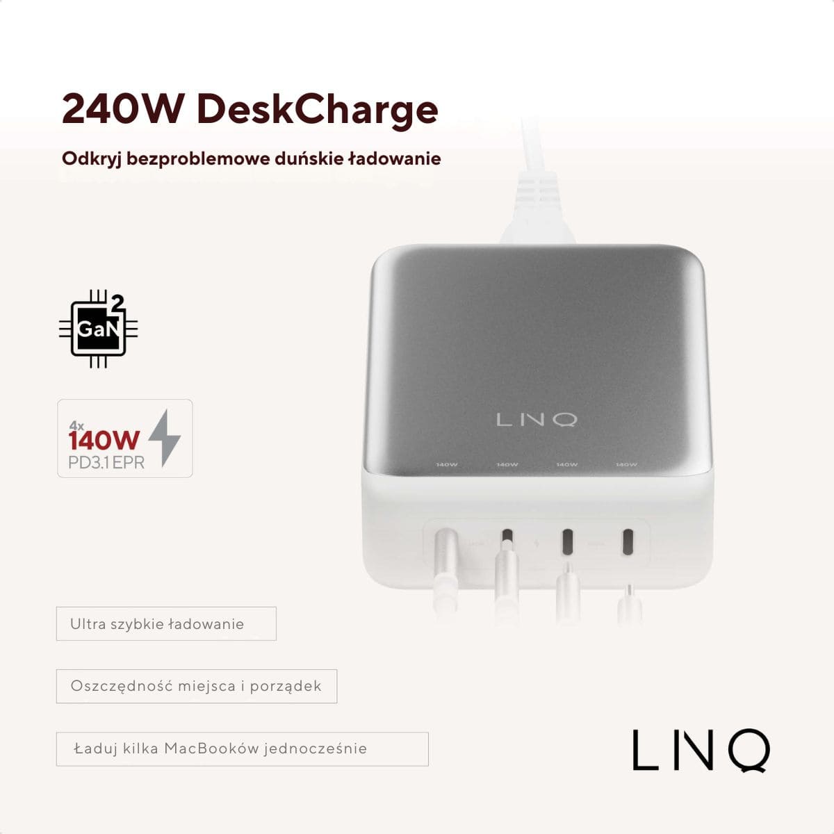Linq - Hub 2 in 1 USB- C - dostepne złacza Linq - Hub 2 in 1 USB- C - dostepne złacza